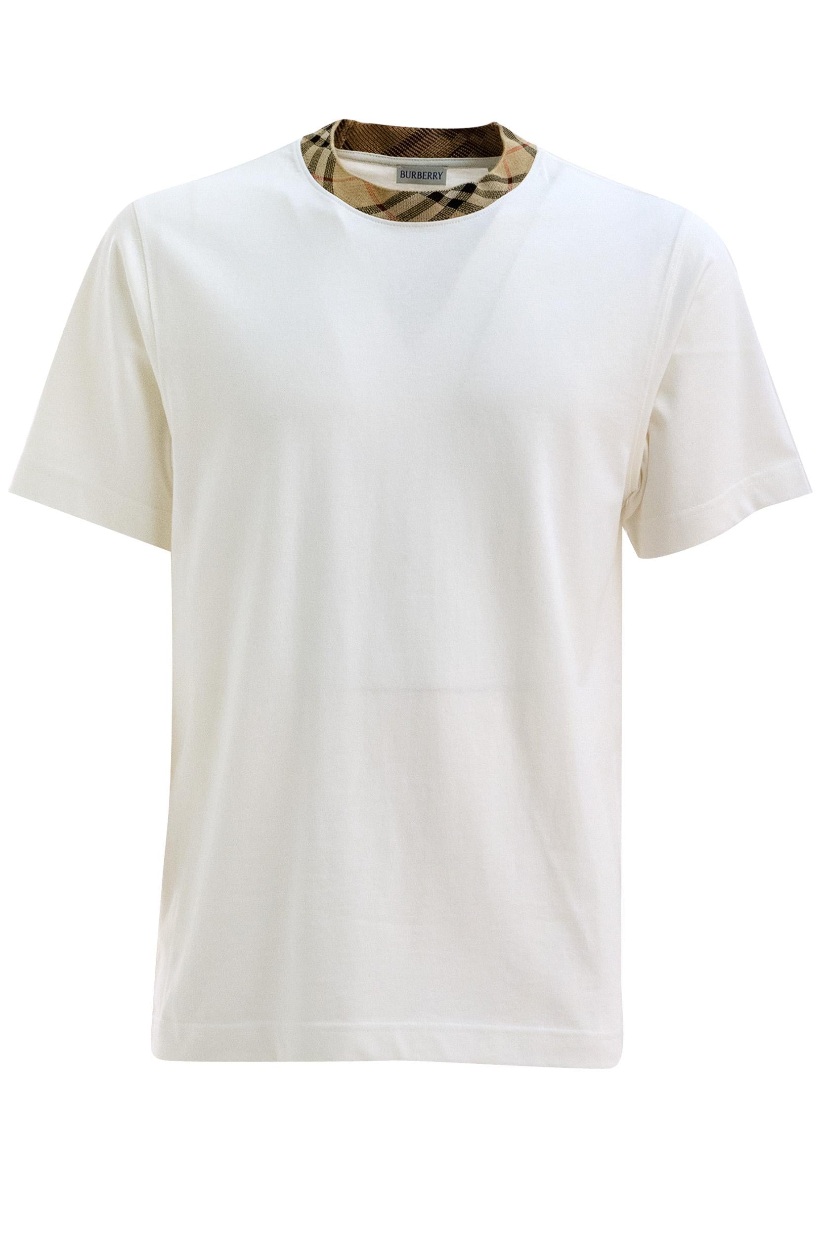 T-shirt<BR/> 8110100 CHALK BURBERRY 