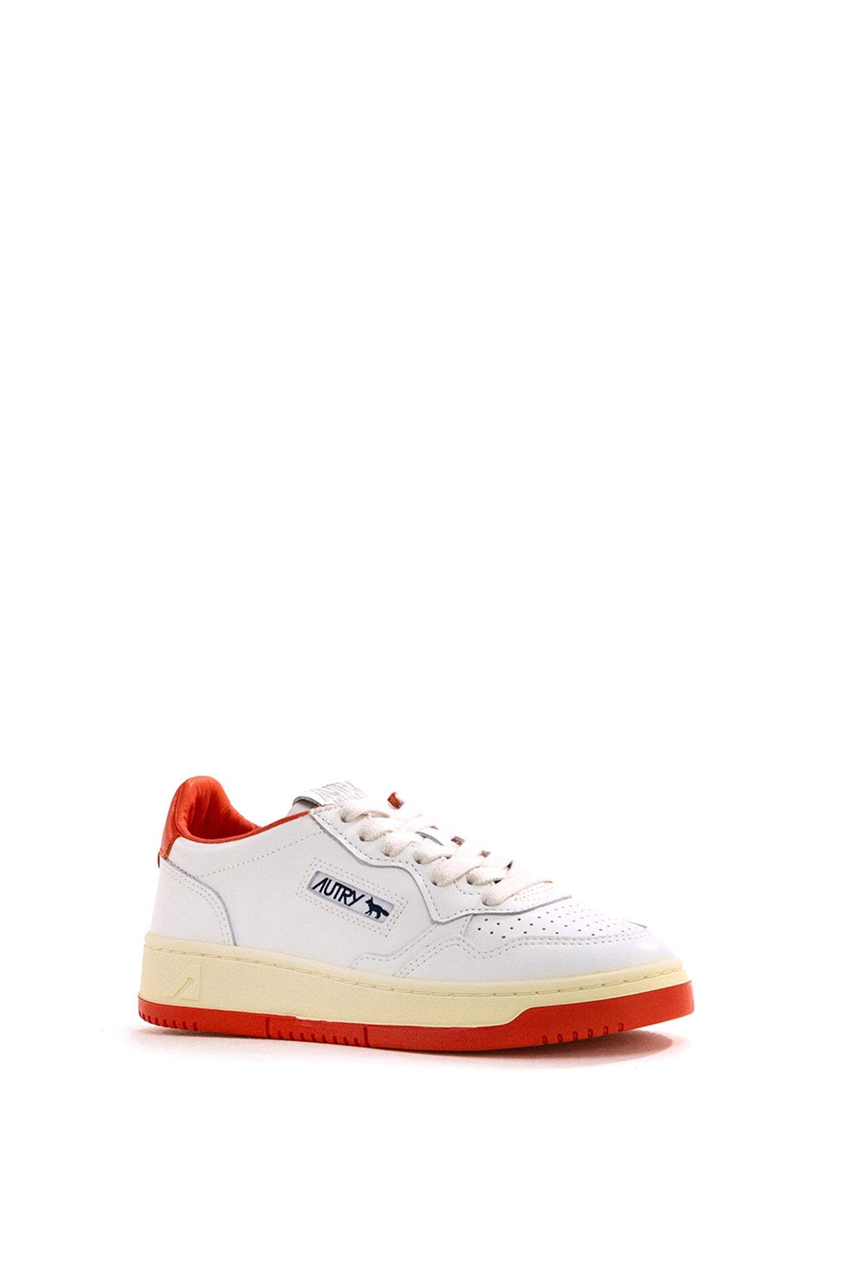 Sneakers Medalist <BR/> AULW MK02 WHT/RED AUTRY 