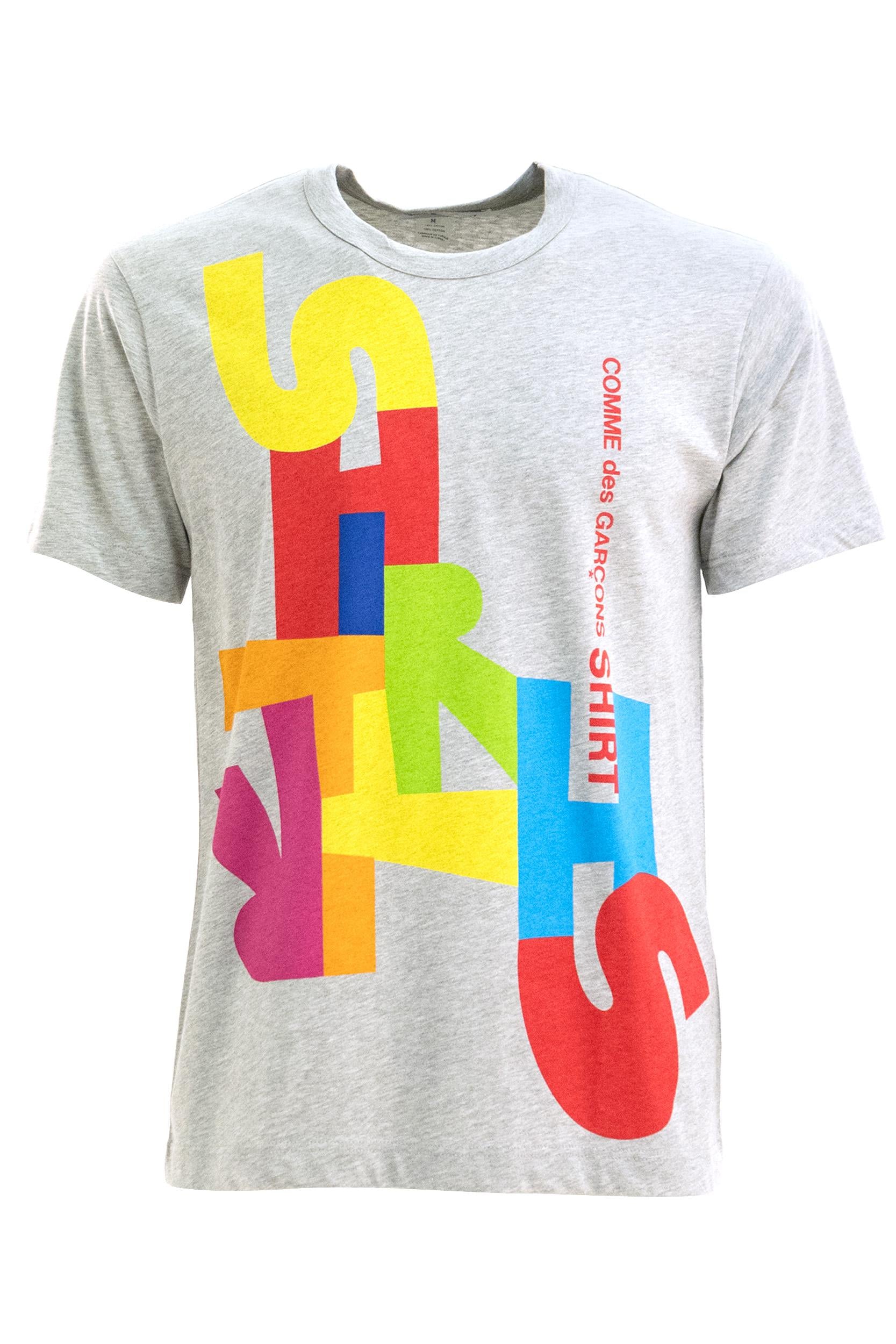 T-shirt Cotone Grigio FP-T004 1 CDG SHIRT 