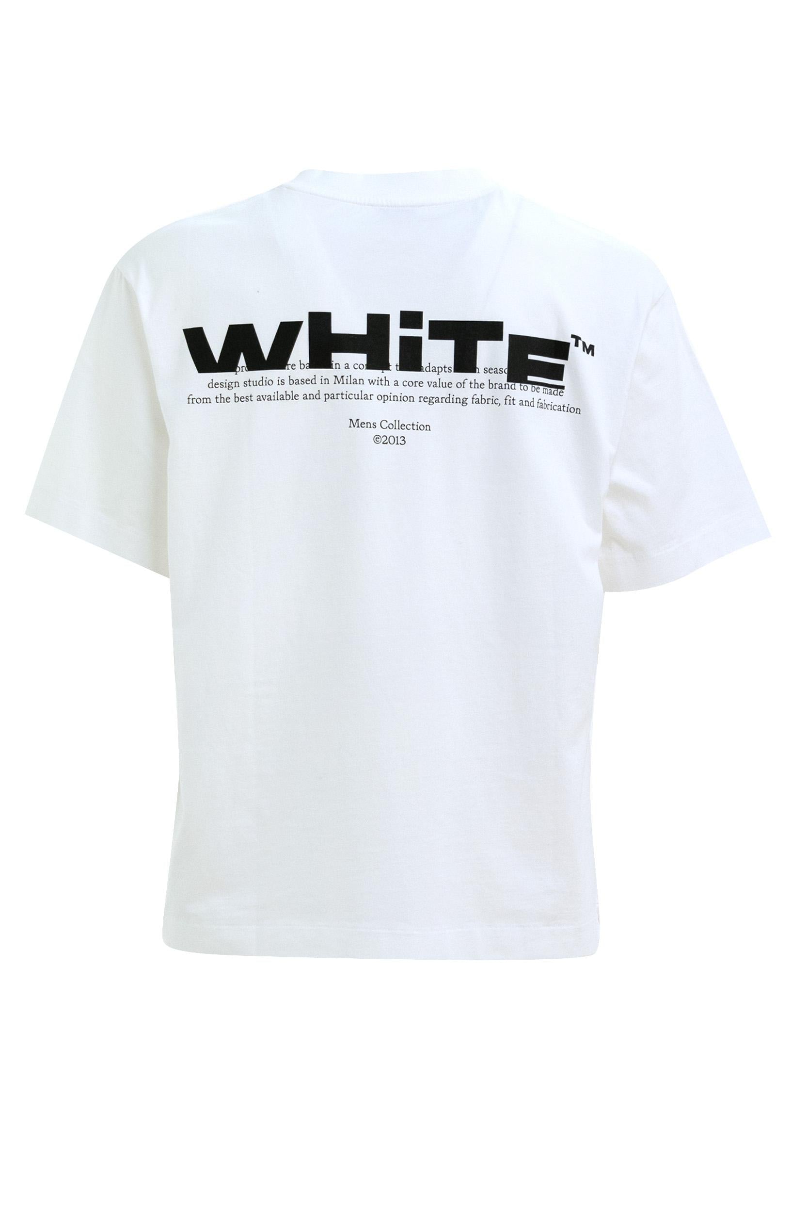 T-shirt<BR/> OMAA120S25JER00B 0110 OFF WHITE 