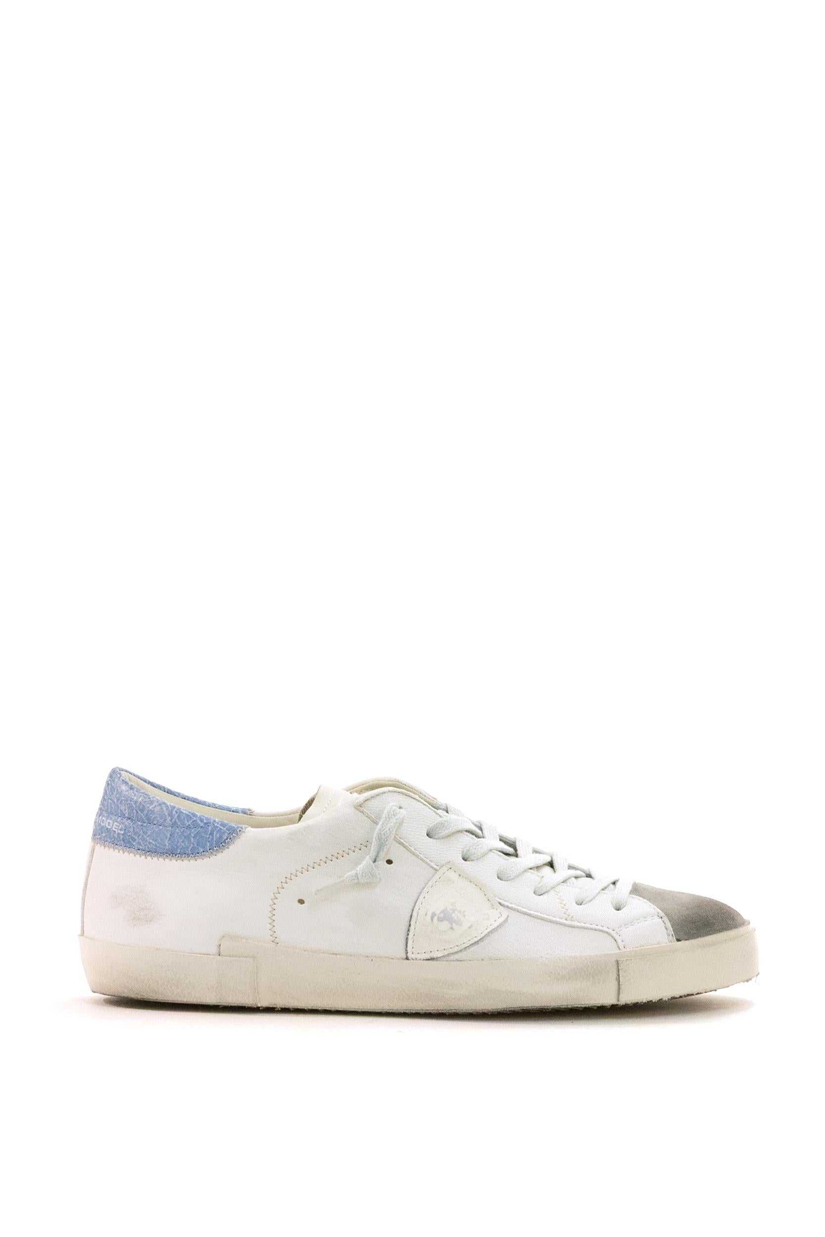 Sneaker Bassa Prsx in Pelle<BR/> PRLU WX52 PHILIPPE MODEL 