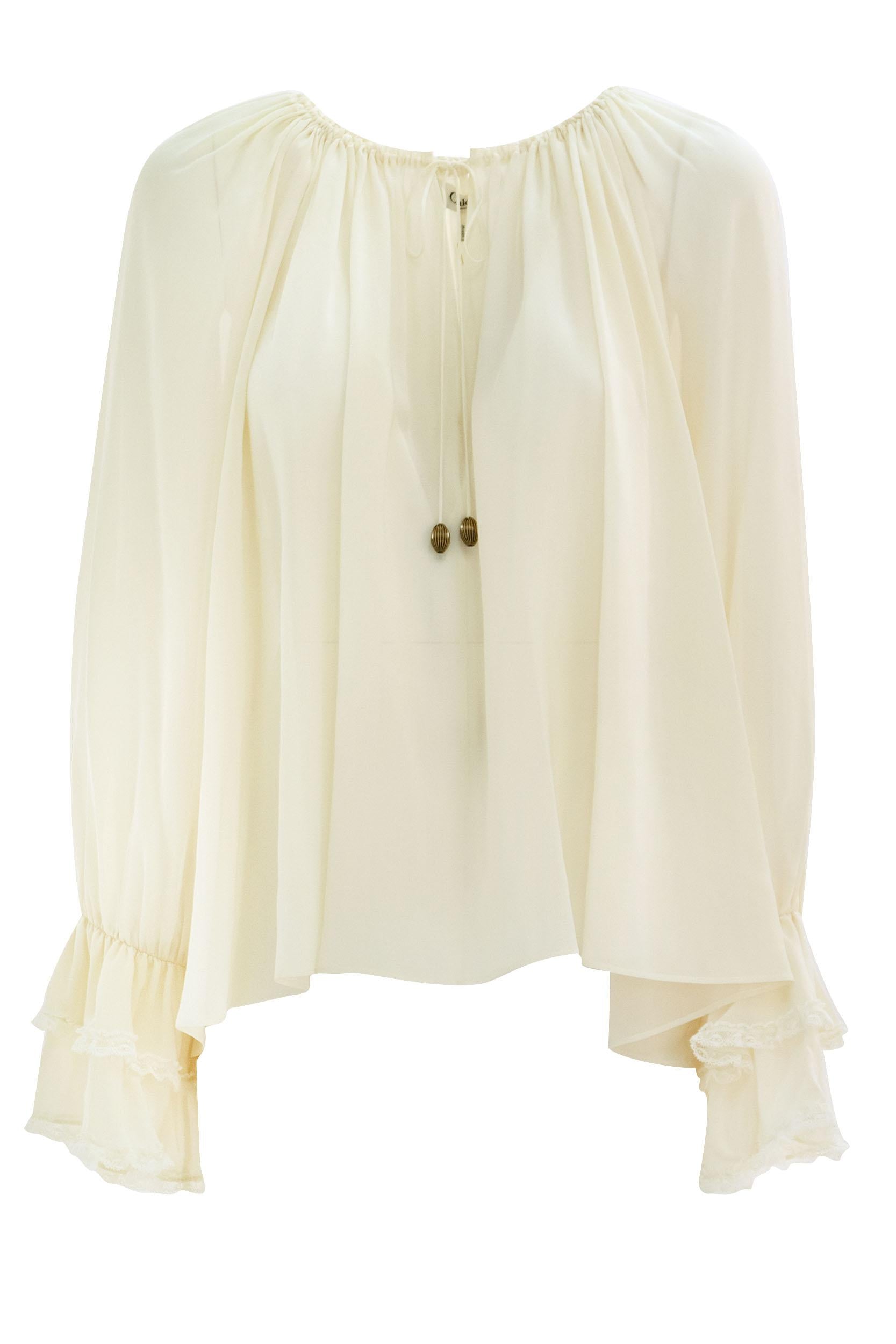 Blusa <BR/> 24WHT71117 114 CHLOE' 