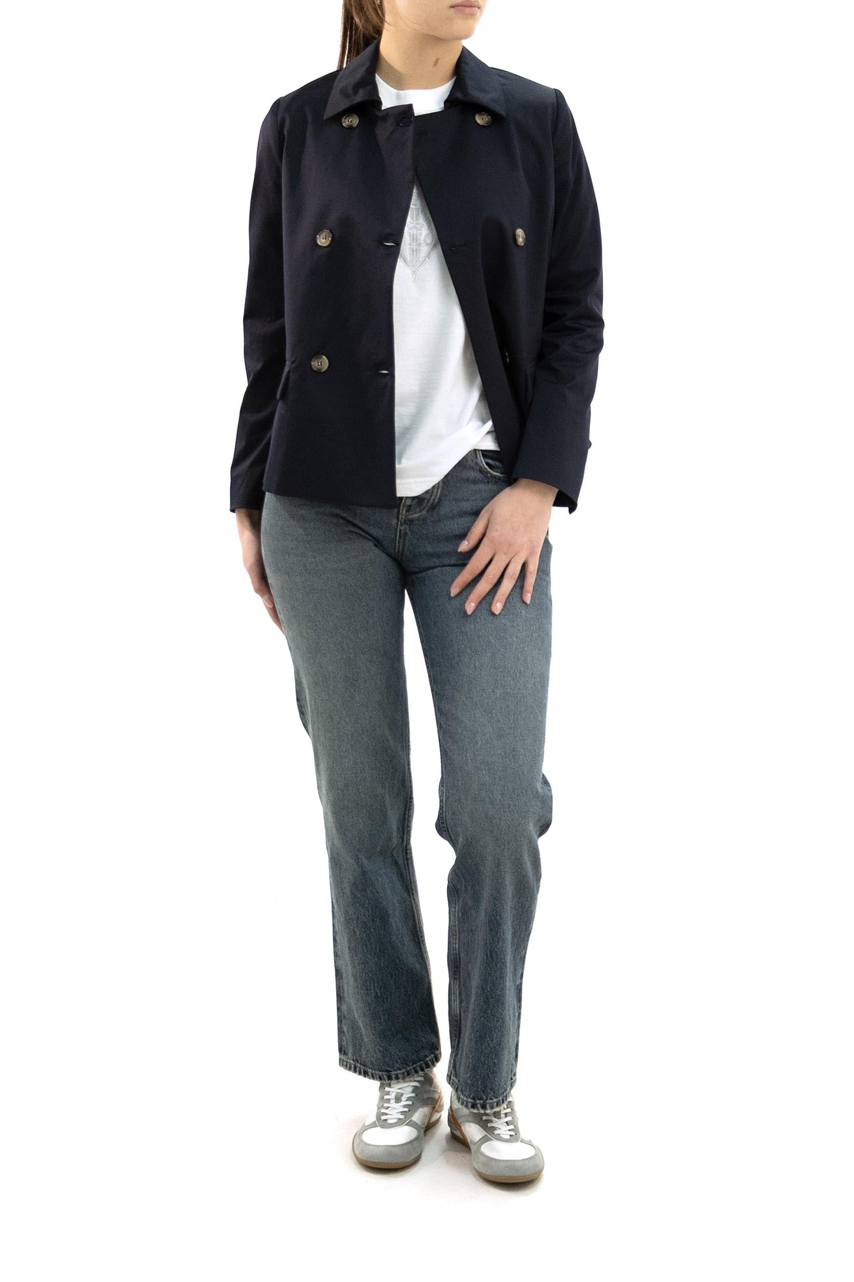 Giacca Doppiopetto in Cotone Stretch<BR/> KE007TT5104 790 KILTIE 