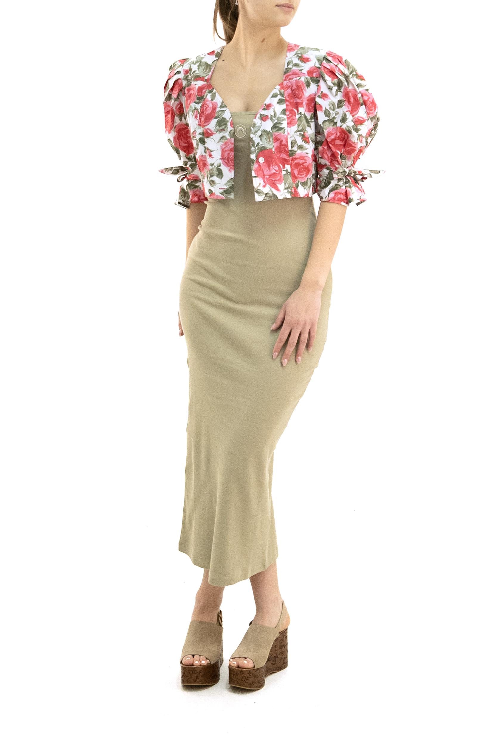 Top in Popeline di Cotone<BR/> 26UHT30316 91Y CHLOE' 