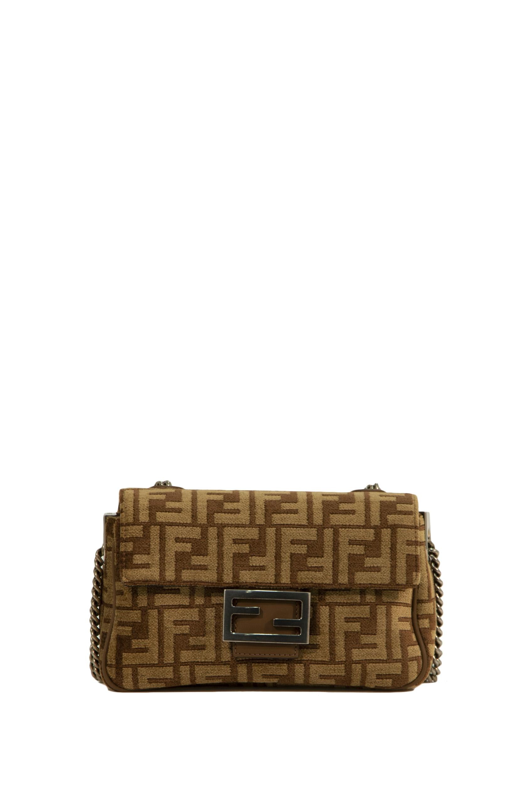 Borsa Baguette Chain<BR/> 8BR793 ALG7 F1HZS FENDI 