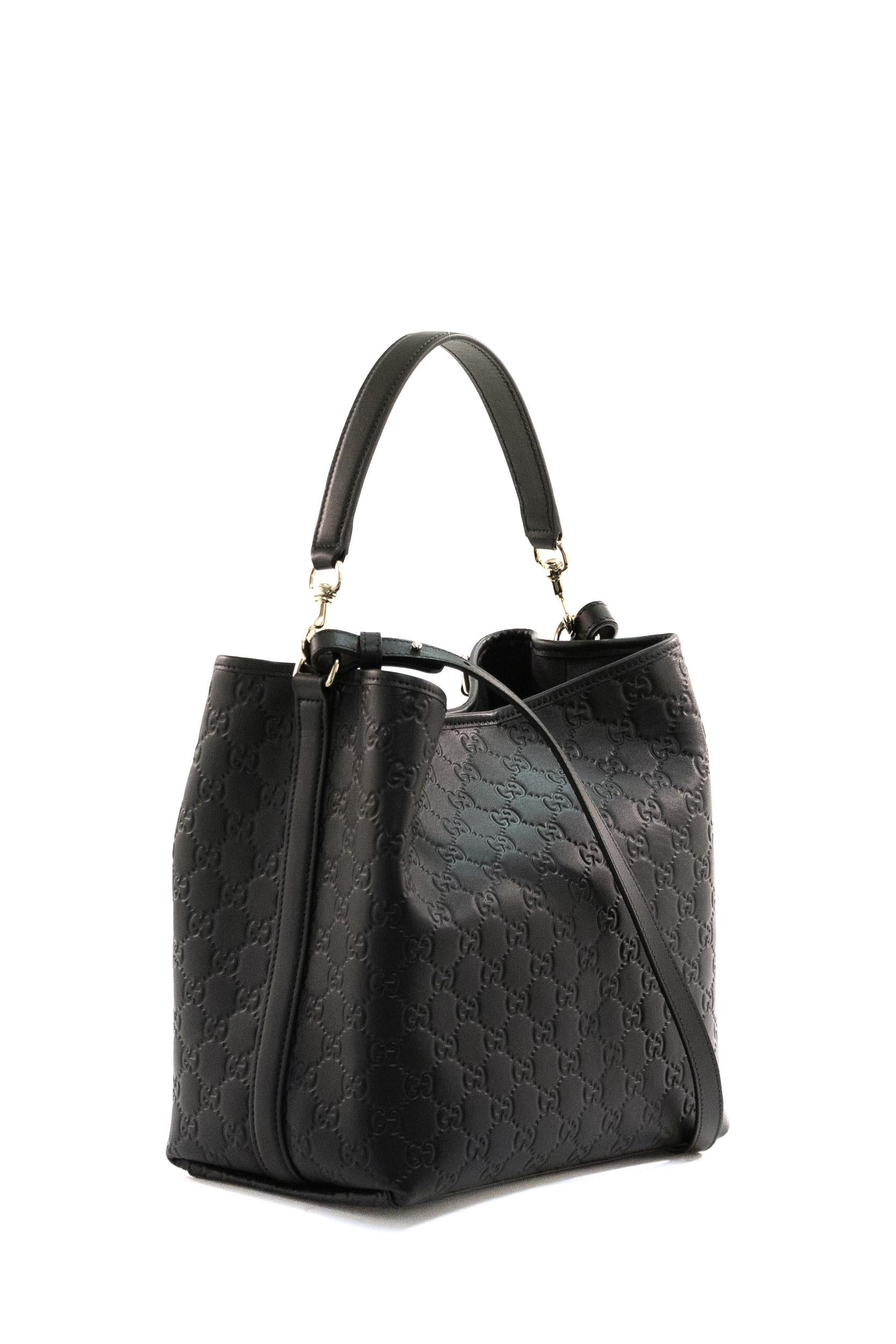 Borsa Emblem<BR/> 815103 AAFDV 1000 GUCCI 