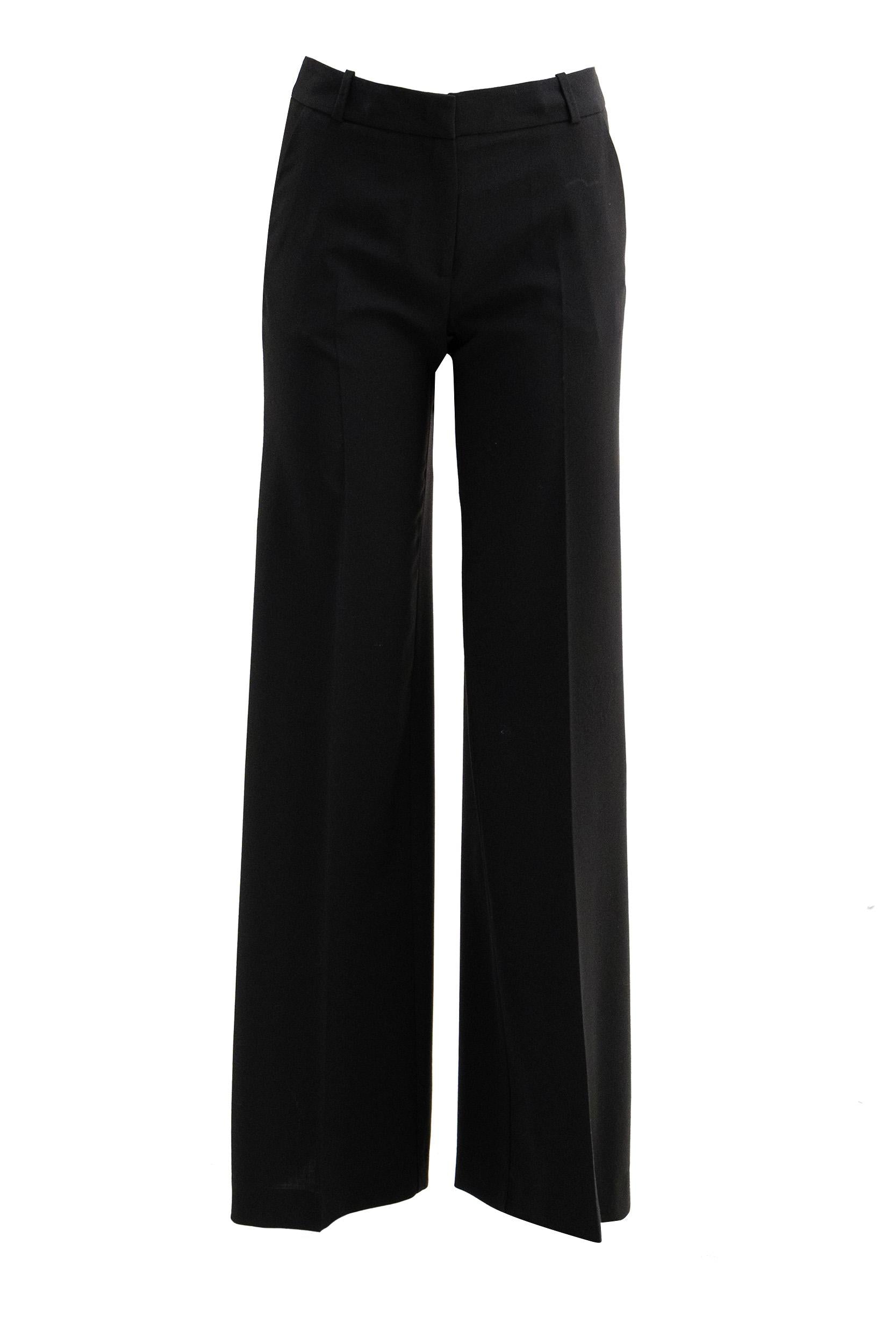 Pantaloni in lana di colore nero<BR/> KP282ST4037 690 KILTIE 