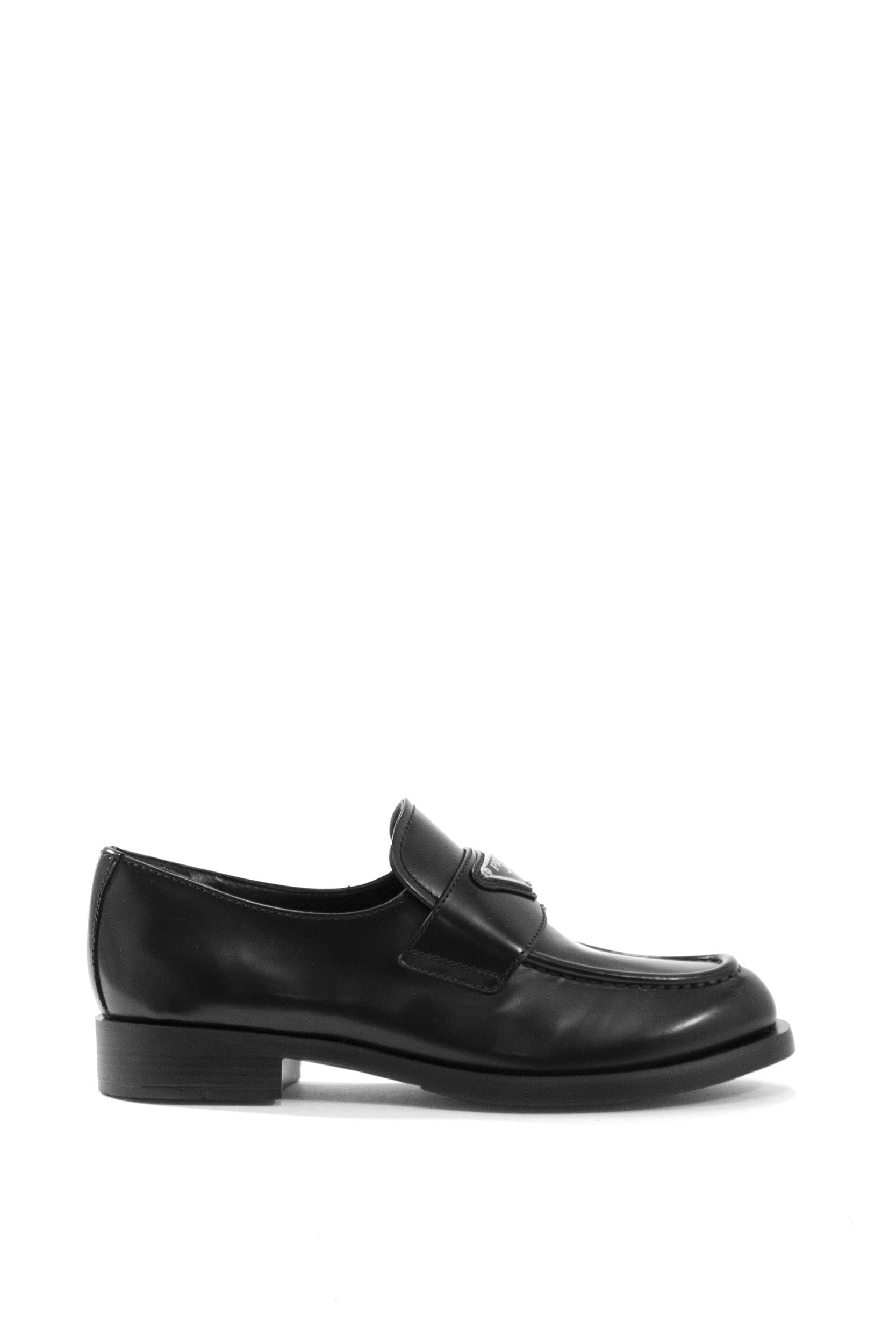 Mocassini in pelle spazzolata<BR/> 1D329N F 025 055 F0002 PRADA 