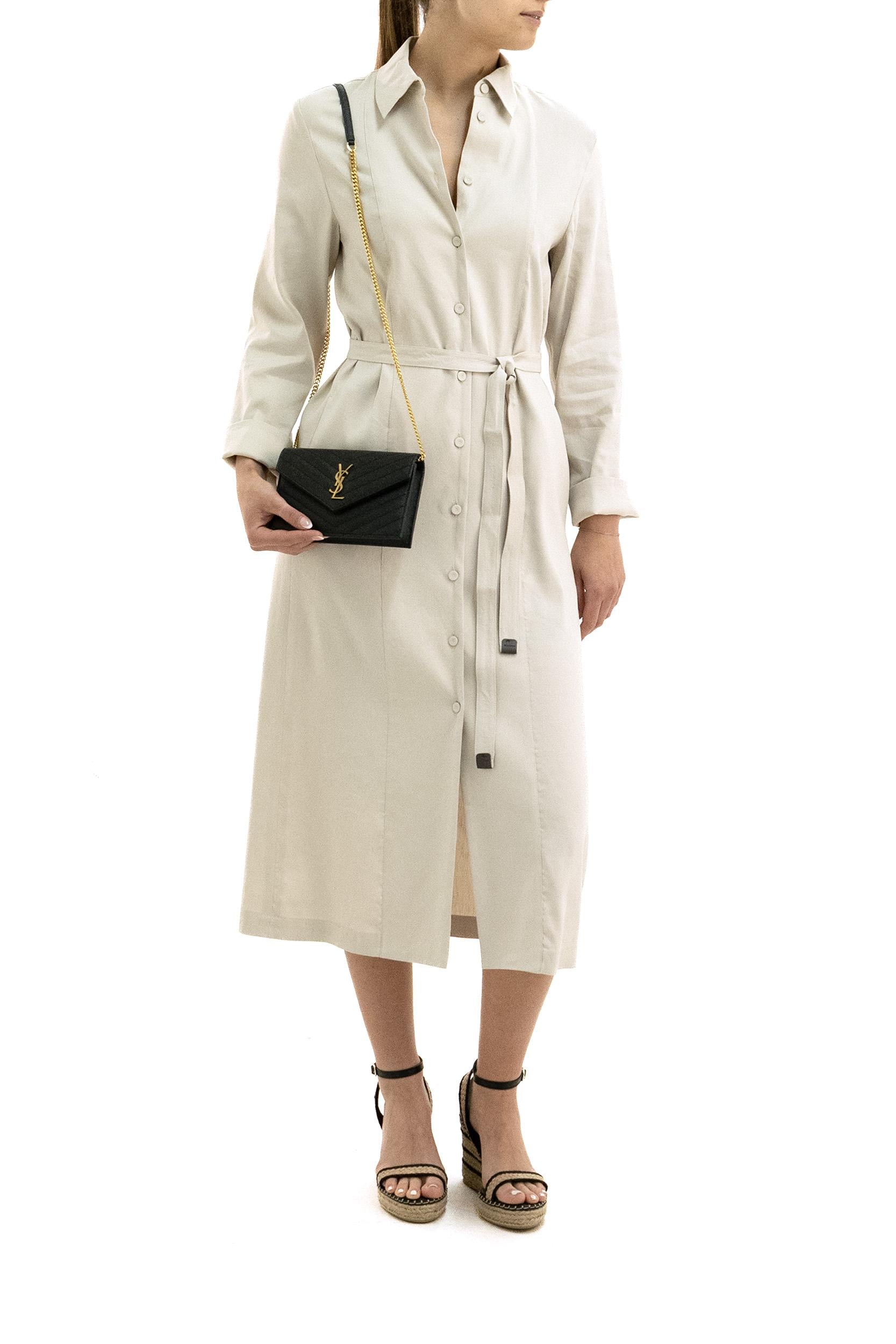 Abito in lino e viscosa di colore beige<BR/> MXPNORDICA 002 MAX MARA 