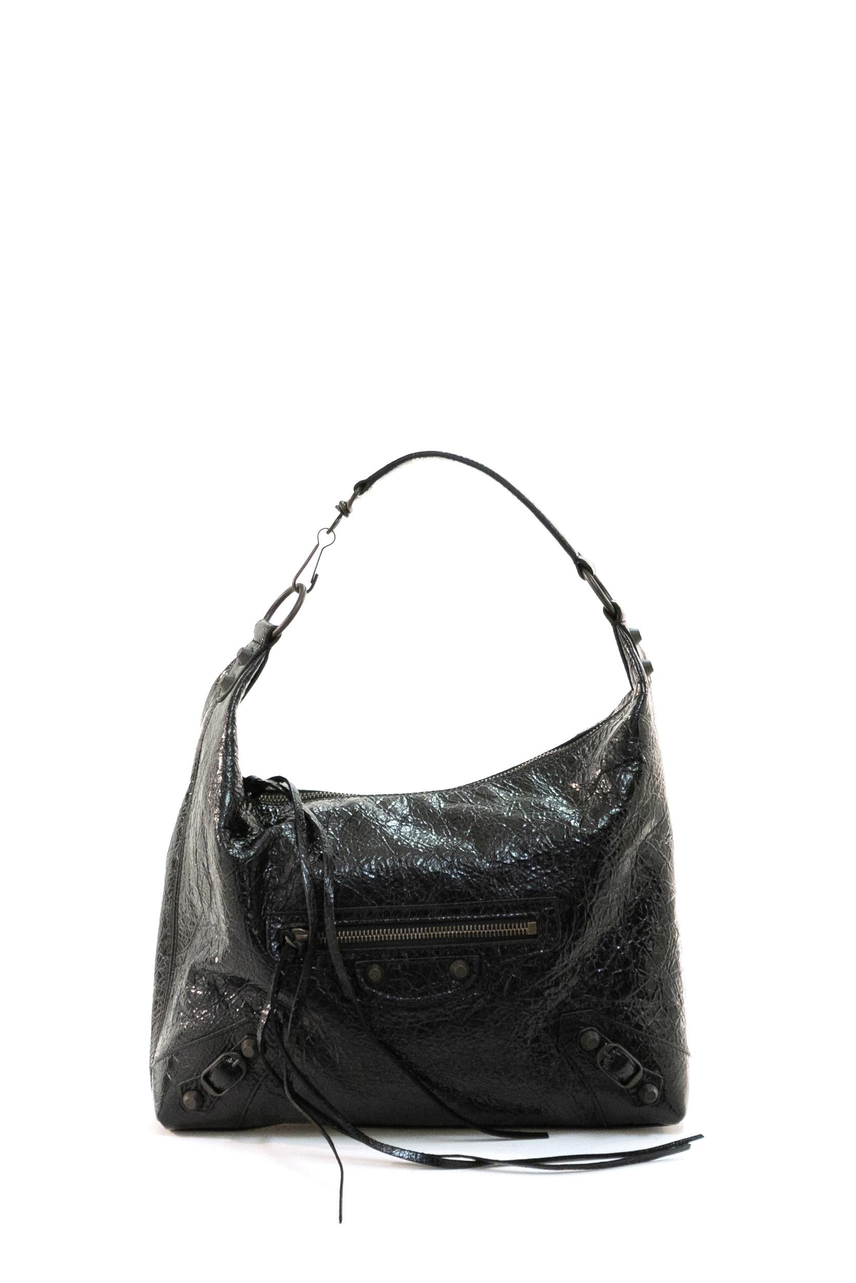 Borsa Le City Hobo in pelle Arena di colore nero<BR/> 852569 2ABEK 1000 BALENCIAGA 