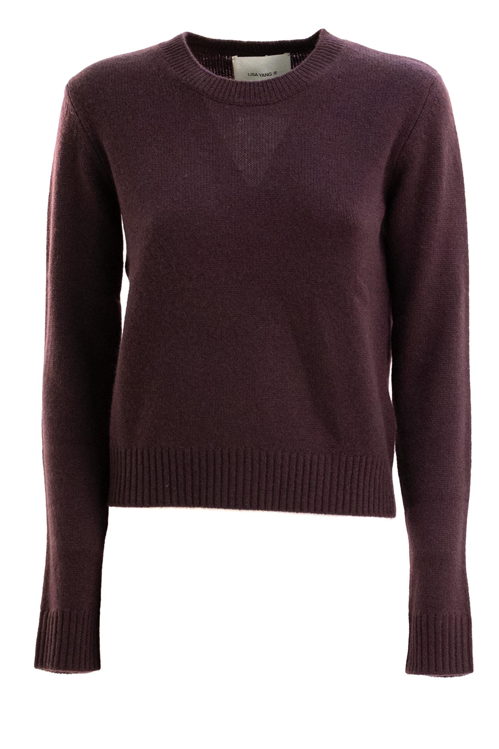 Maglia The Mable Cashmere Rosso<BR/> 2022117 MAHOGANY LISA YANG 