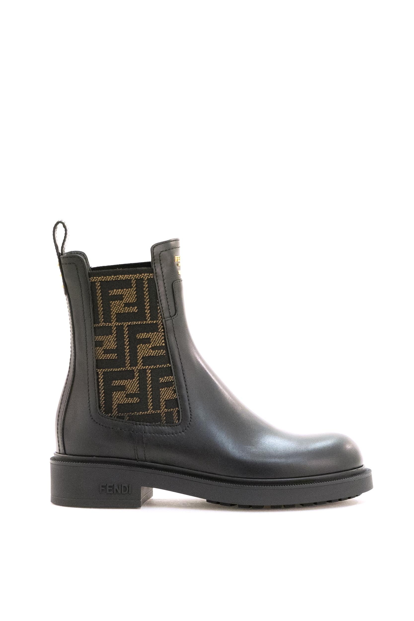 Biker Fendi Filo pelle nero<BR/> 8T8576 A379 F1TOG FENDI 