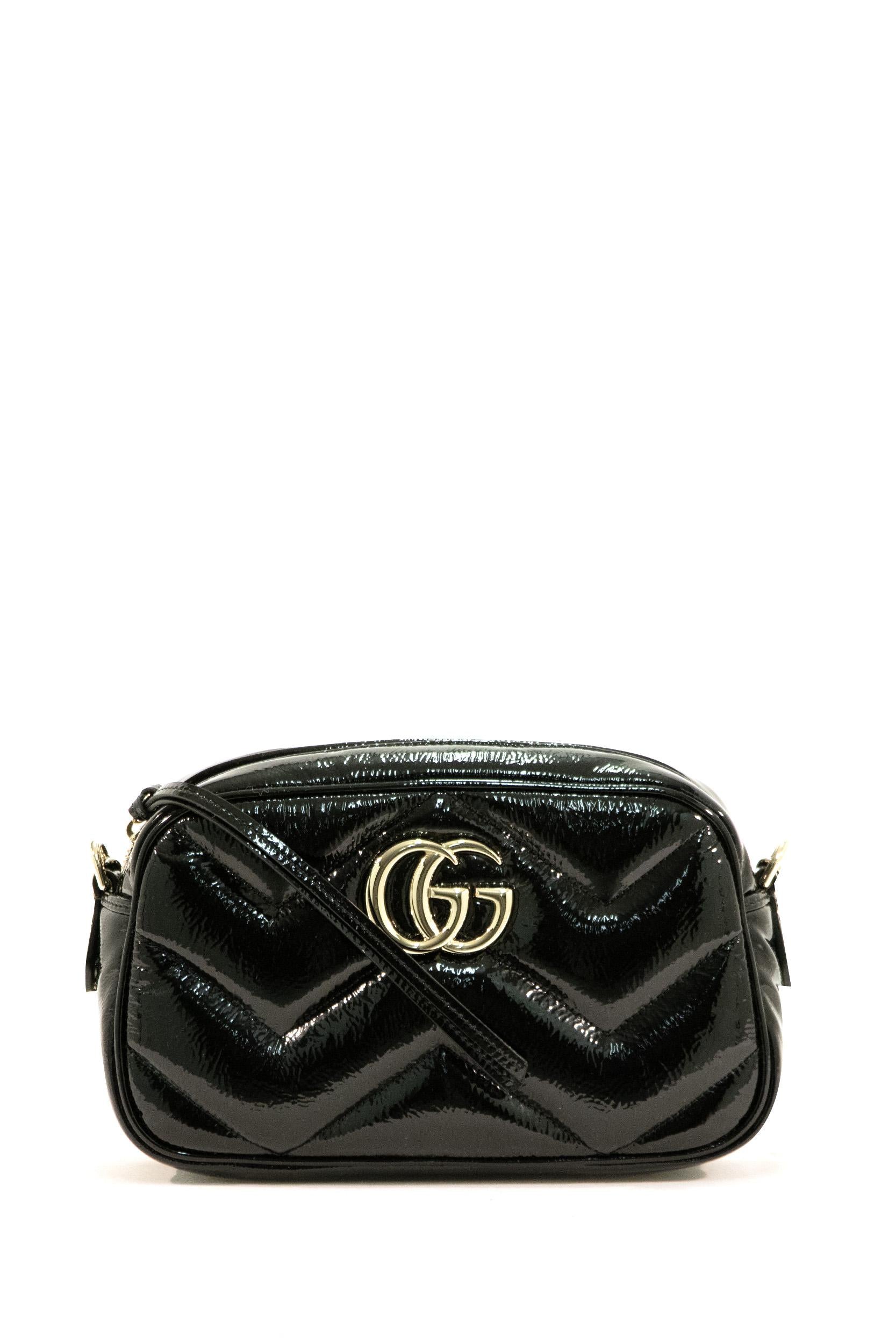 Borsa a Spalla GG Marmont<BR/> 802448 0AABA 1000 GUCCI 