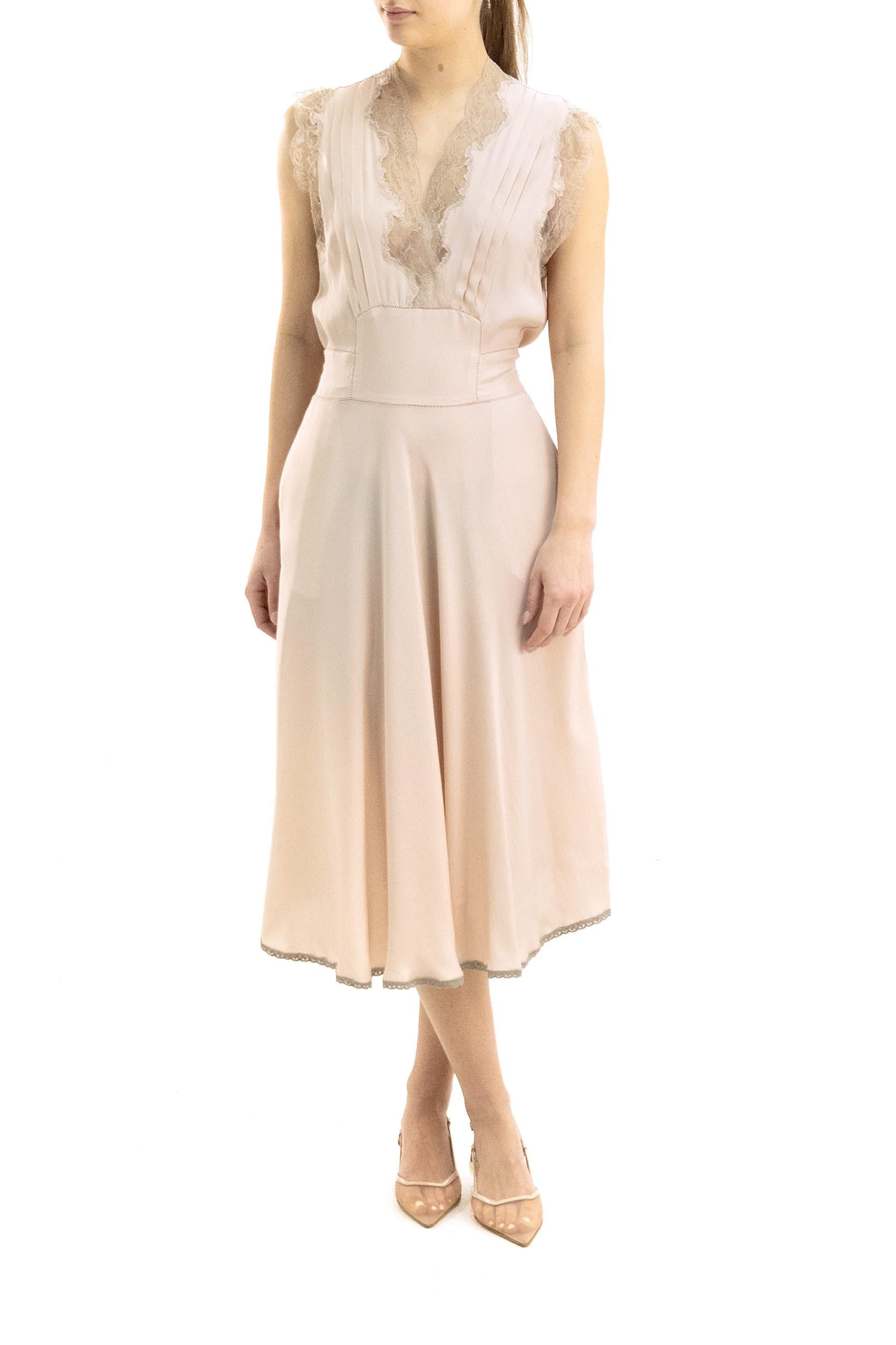 Abito Midi in Seta<BR/> S51DD0058 M35798 218 MAISON MARGIELA 