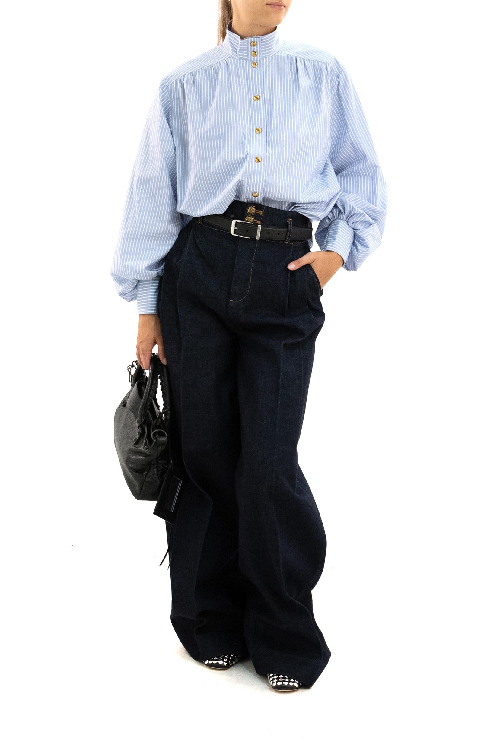 Pantaloni in Denim Hypnotic Cotone Blu<BR/> 6174PF251 NIGHT SKY ZIMMERMANN 