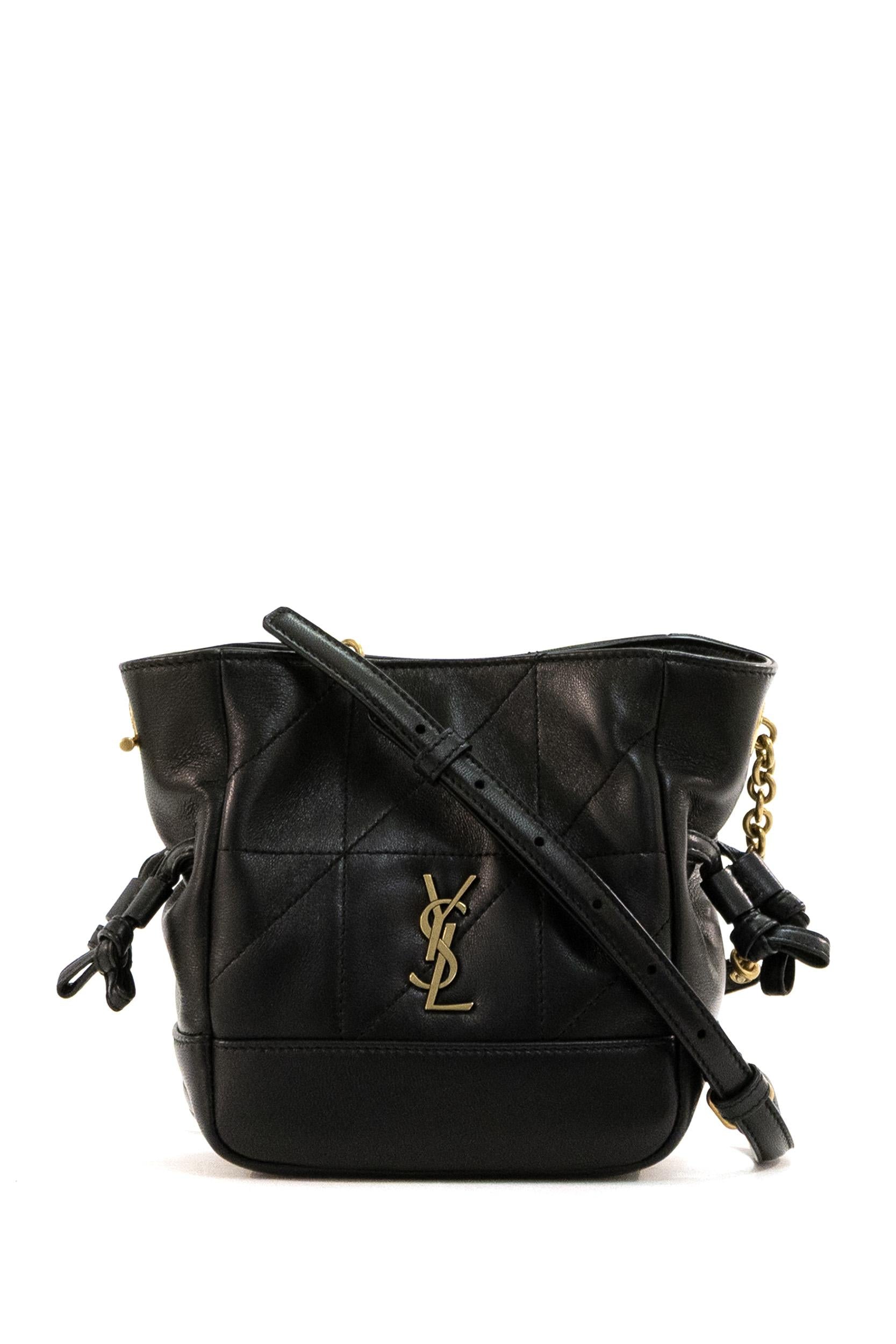Pochette Jamie a Spalla in Nappa<BR/> 859174 AAB32 1000 SAINT LAURENT 