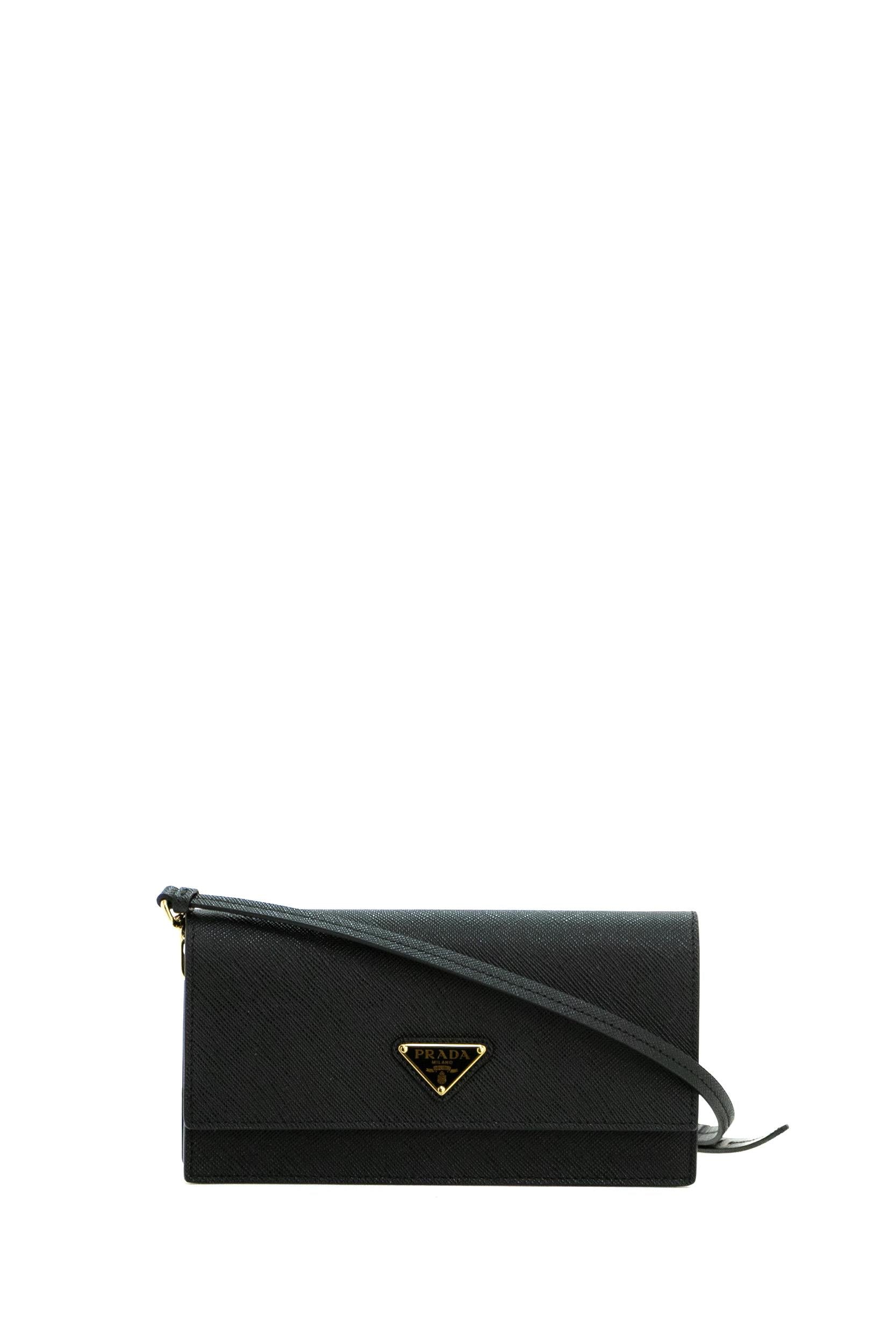 Mini Borsa in Saffiano<BR/> 1NF059 2DB3 F0002 PRADA 