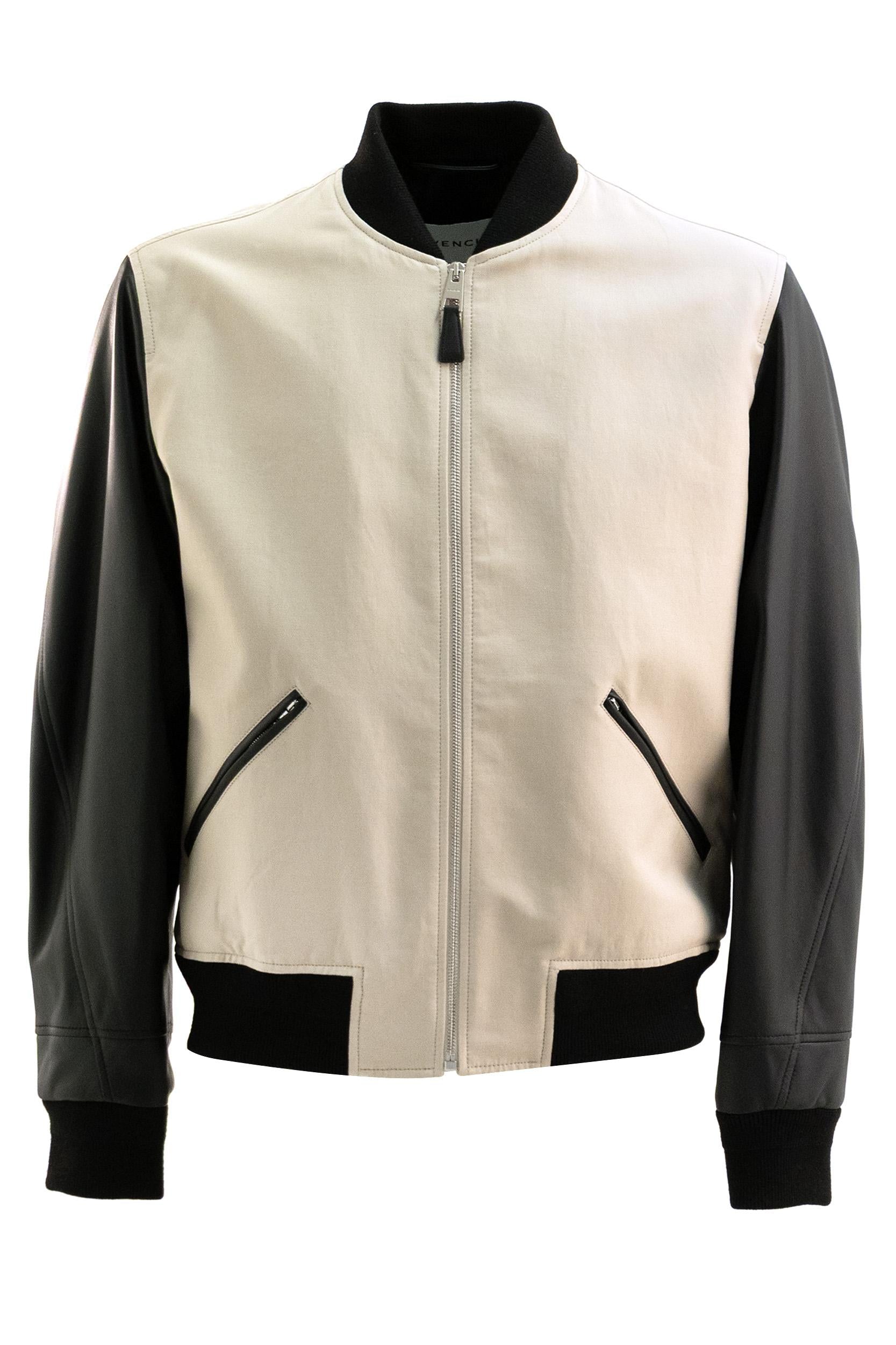 Bomber in cotone di colore beige<BR/> BM01DZ6Y45 007 GIVENCHY 