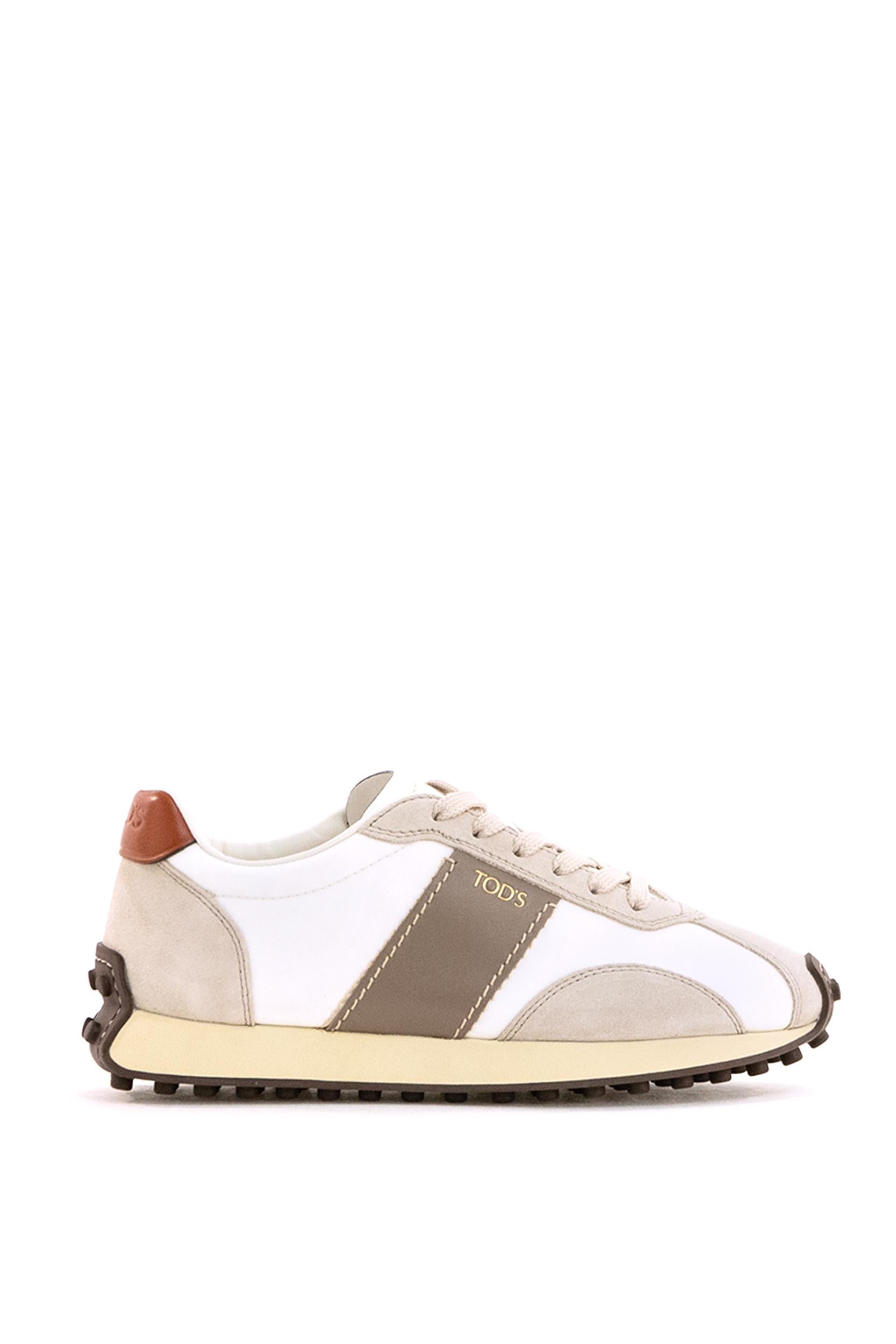 Sneaker T Vintage bianco e beige<BR/><BR/> XXW26L0IO30TNK 0EY1 TOD'S 