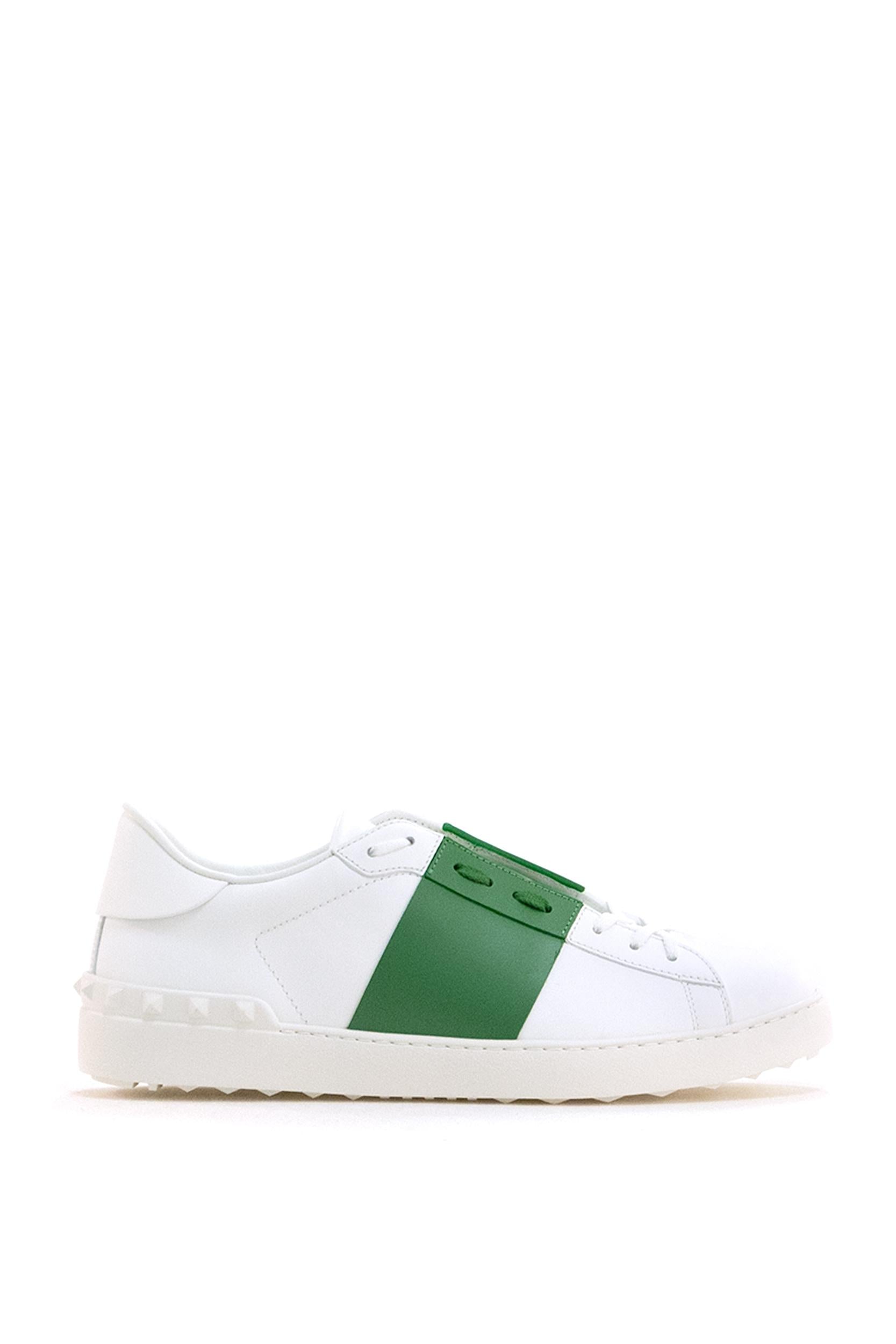 Sneakers Open in pelle liscia color bianco<BR/> 8Y2S0830BLU DU2 VALENTINO GARAVANI 