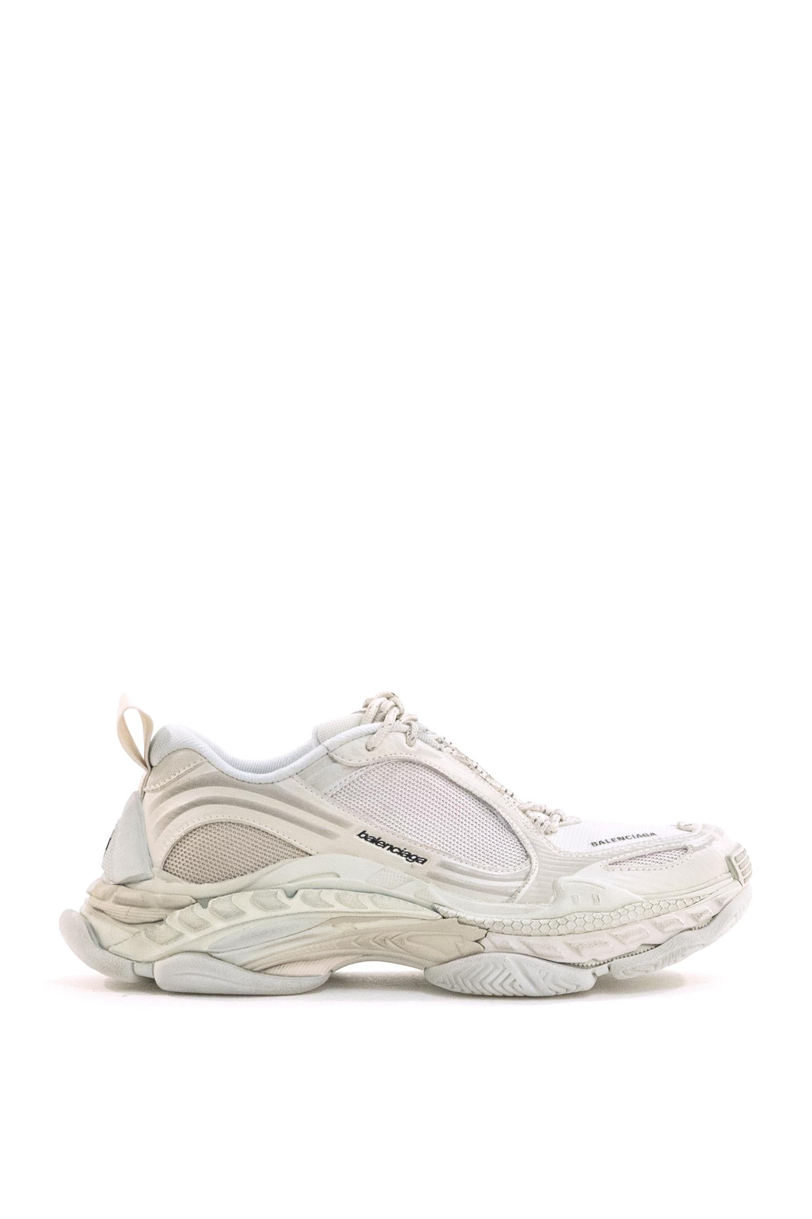 Sneakers Triple S.2 in poliuretano e poliestere color grigio chiaro<BR/> 865851 WTRS2 9191 BALENCIAGA 