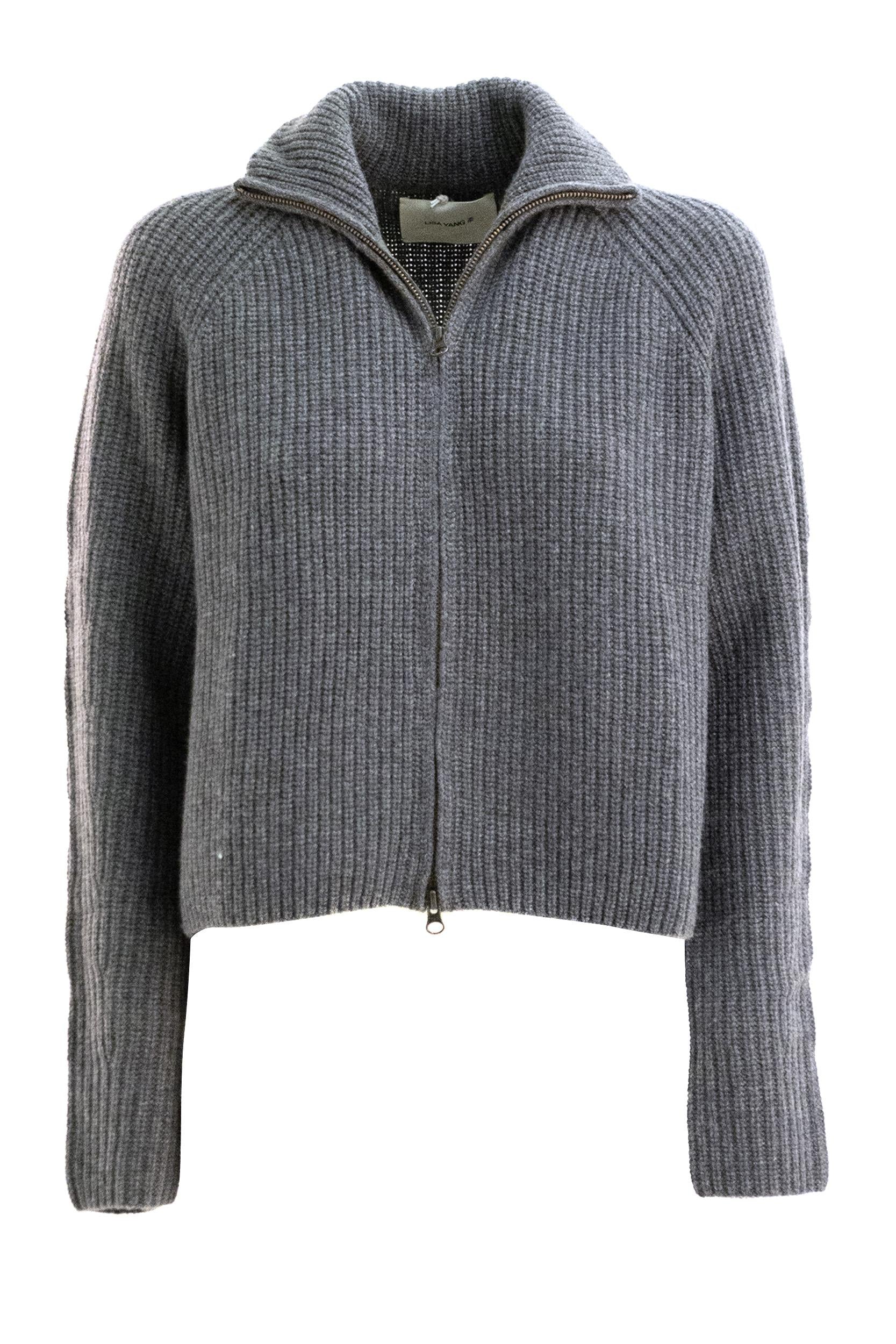 Maglia The Sadie Cashmere Grigio<BR/> 2025304 GRAPHITE LISA YANG 