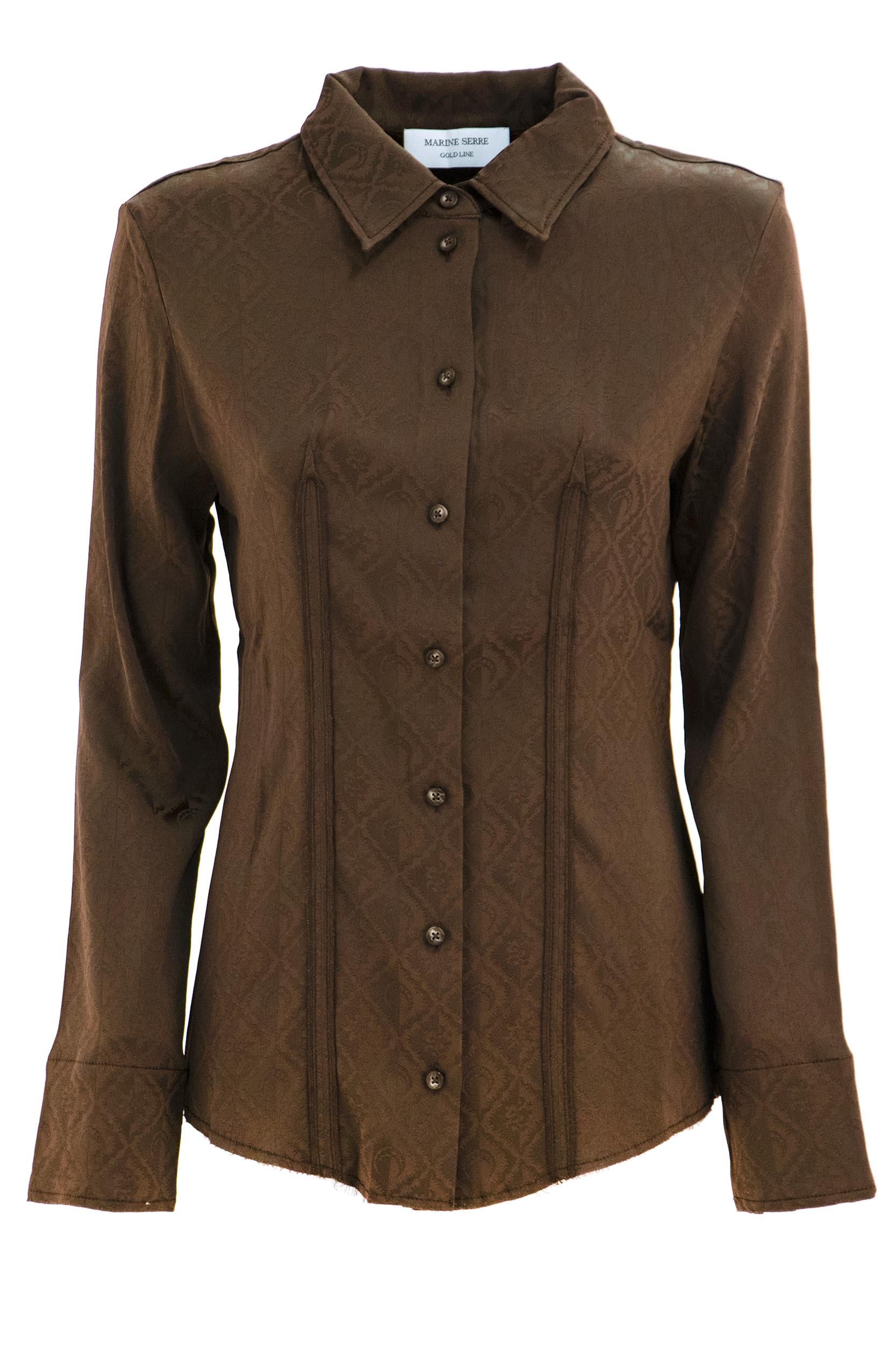 Camicia<BR/> WSI015 CWOV0023 BR50 MARINE SERRE 