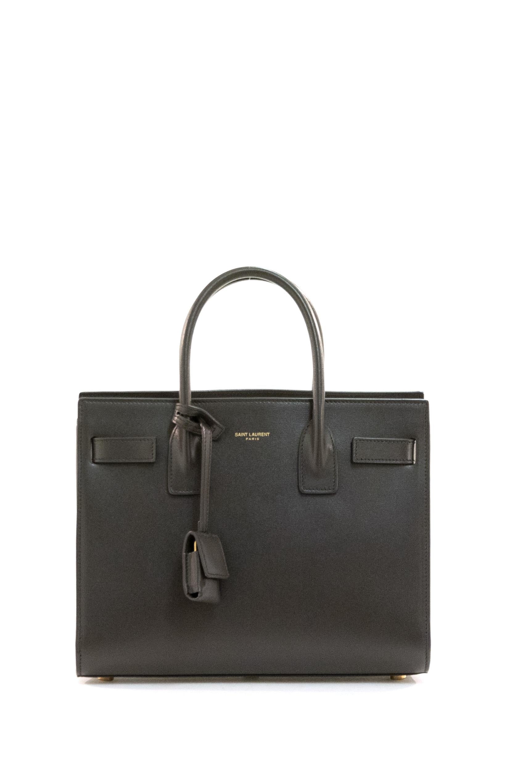 SAINT LAURENT Borsa sac de jour pelle liscia nera 421863 02G9W 1997 SAINT LAURENT 