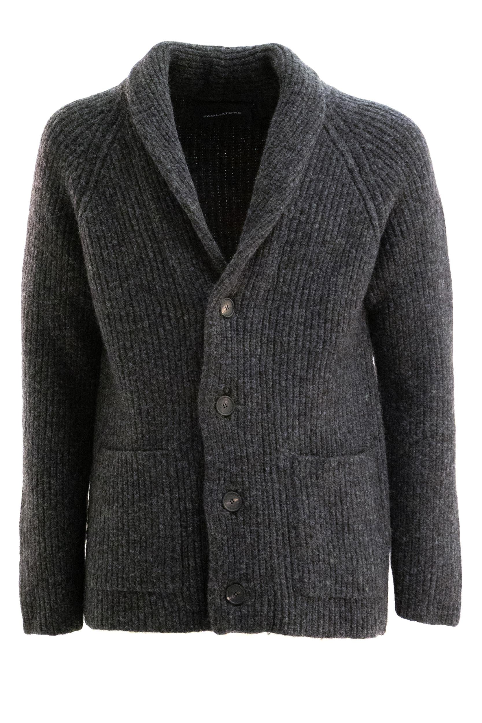 Cardigan<BR/> JACKSON AI PWI25-04 GRIGIO TAGLIATORE 