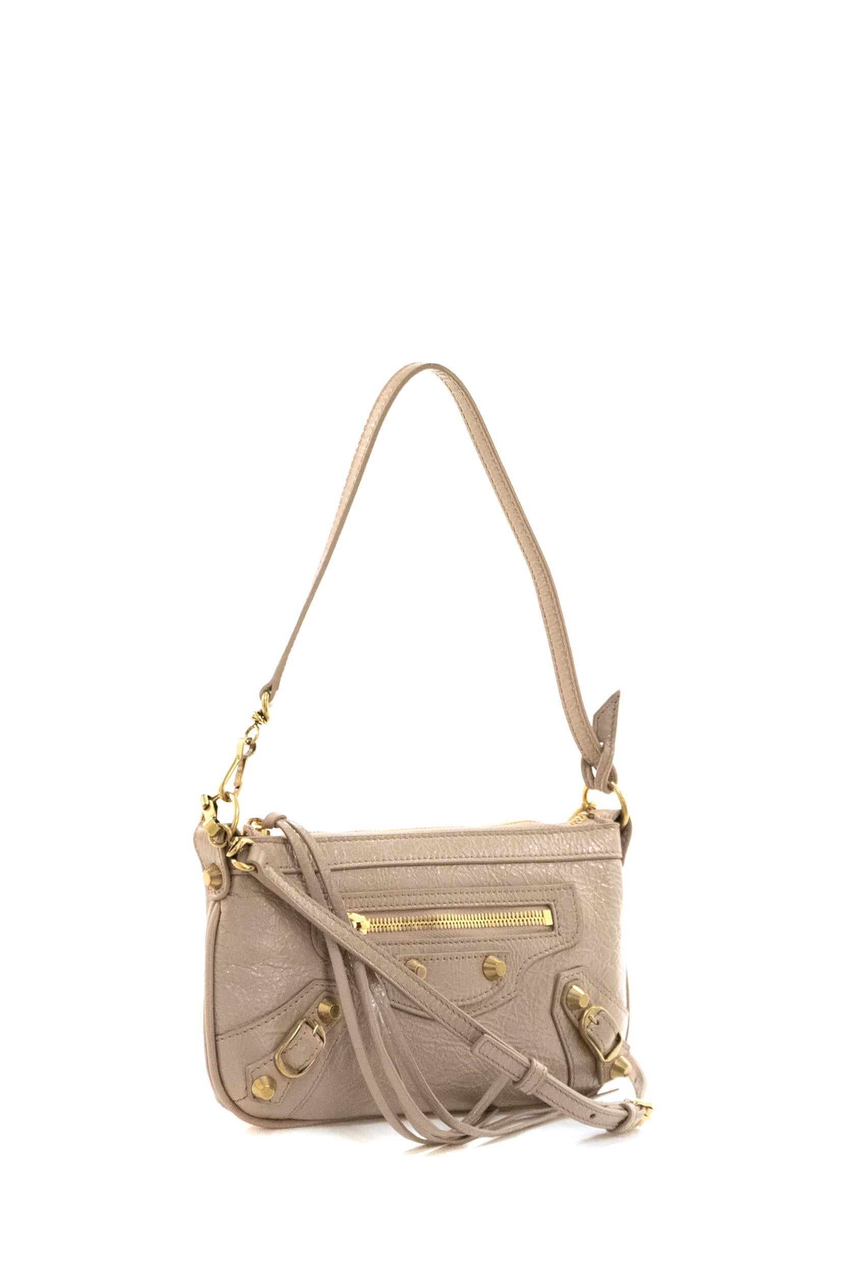 Pouch Le City in Nappa con Tracolla<BR/> 863960 210F6 5833 BALENCIAGA