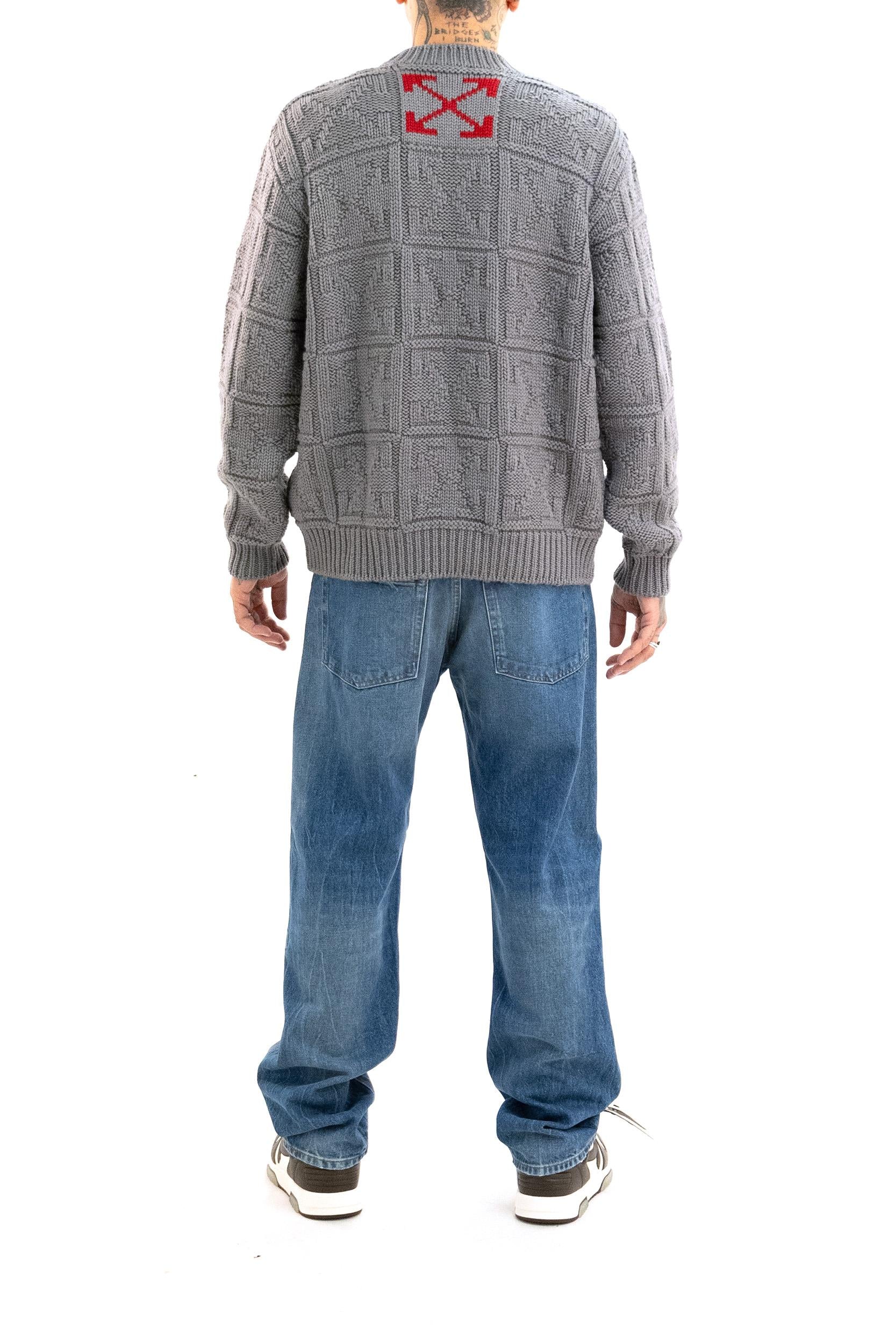 Pullover<BR/> OMHE20PF25KNI001 0929 OFF WHITE 