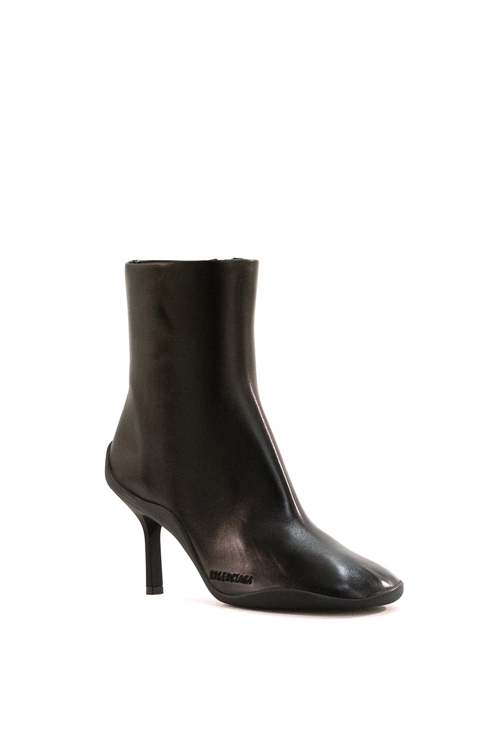 Stivaletti Shibuya in pelle lucida nera<BR/> 845468 WBCW0 1000 BALENCIAGA 