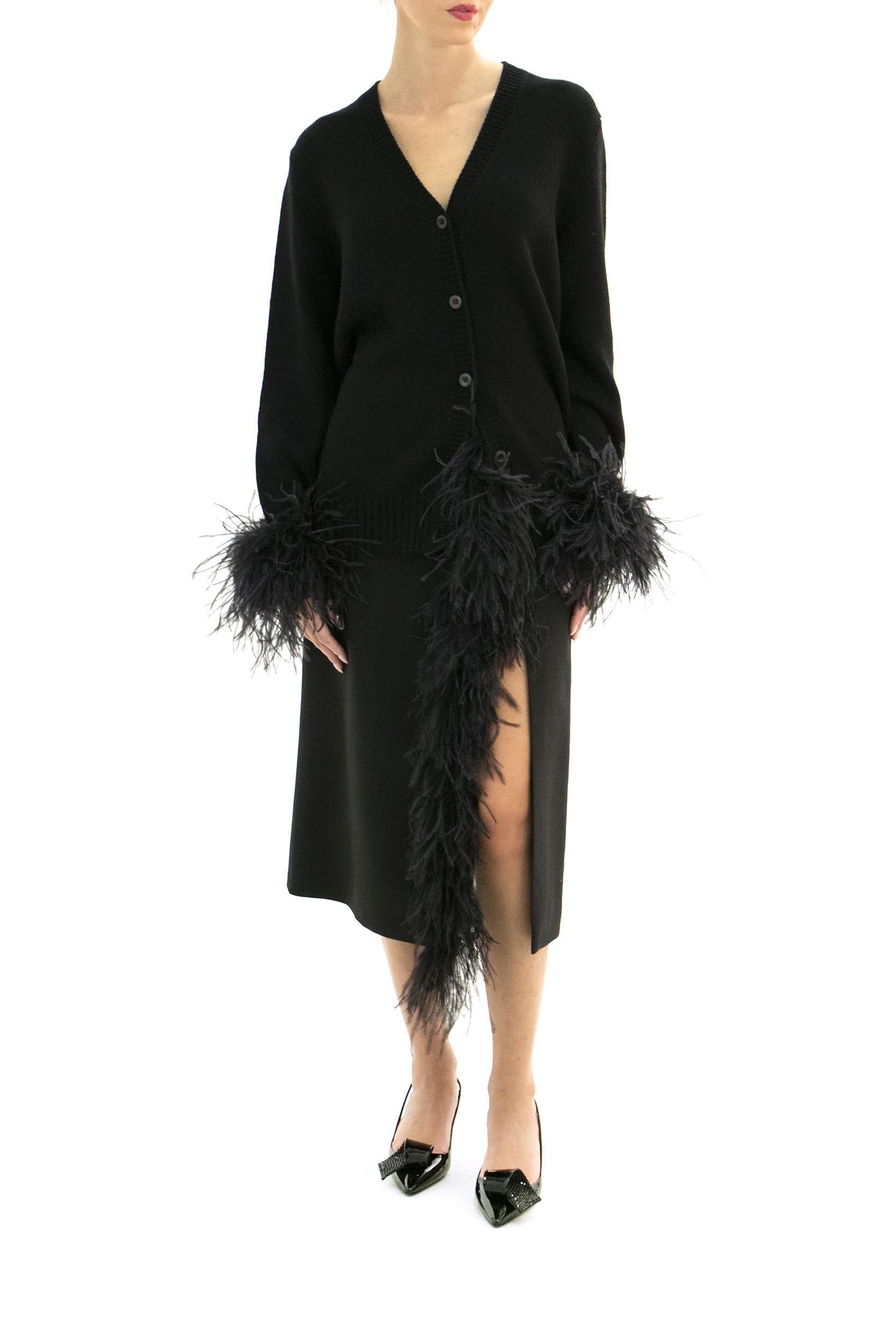 Cardigan<BR/> P25M32 S OOO 1346 F0002 PRADA 