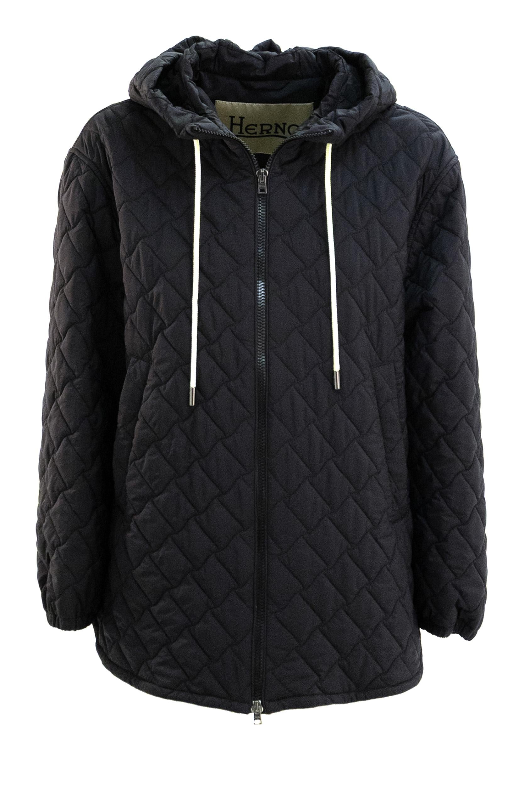 Giacca A-Shape in Ecoage<BR/> GC000537D 12456Z 9300 HERNO 