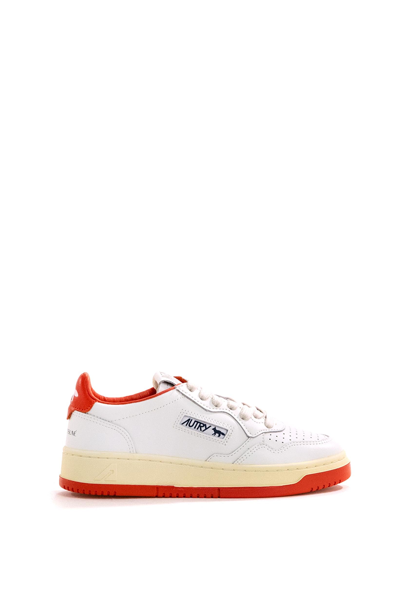 Sneakers Medalist <BR/> AULW MK02 WHT/RED AUTRY 
