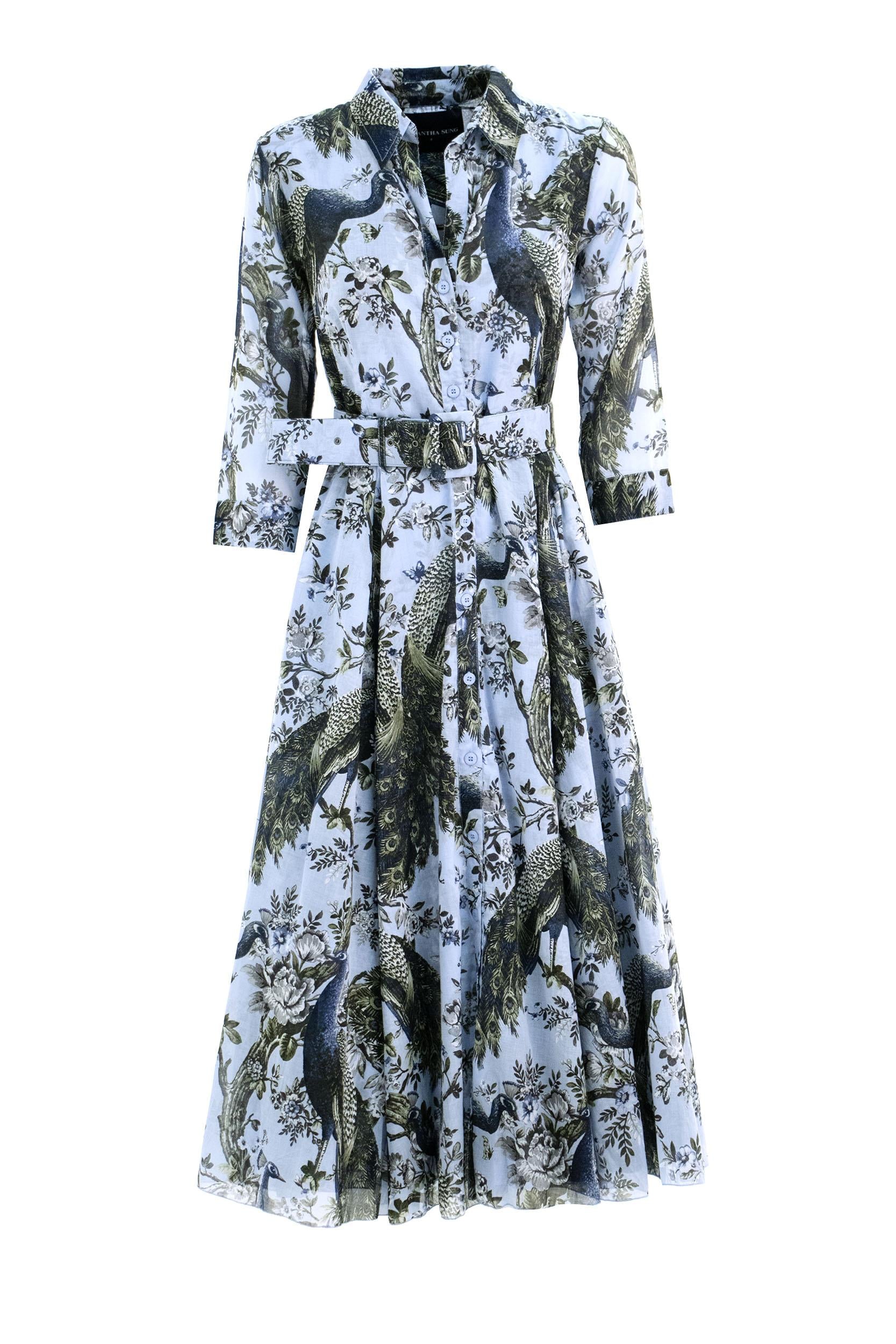 Abito Chemisier Aster<BR/> ASTER DRESS SOFT BLUE S-SUNG 