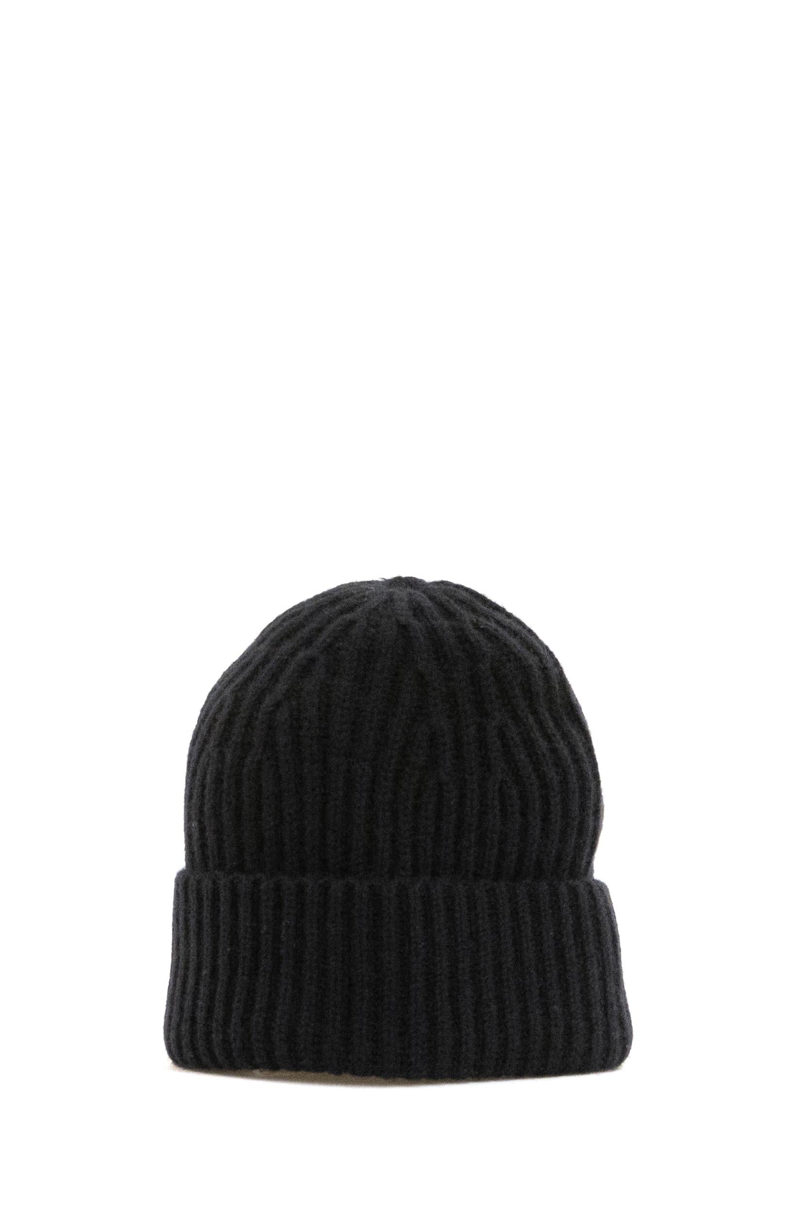 Cuffia The Martigny Cashmere Nero<BR/> 4022100 BLACK LISA YANG 