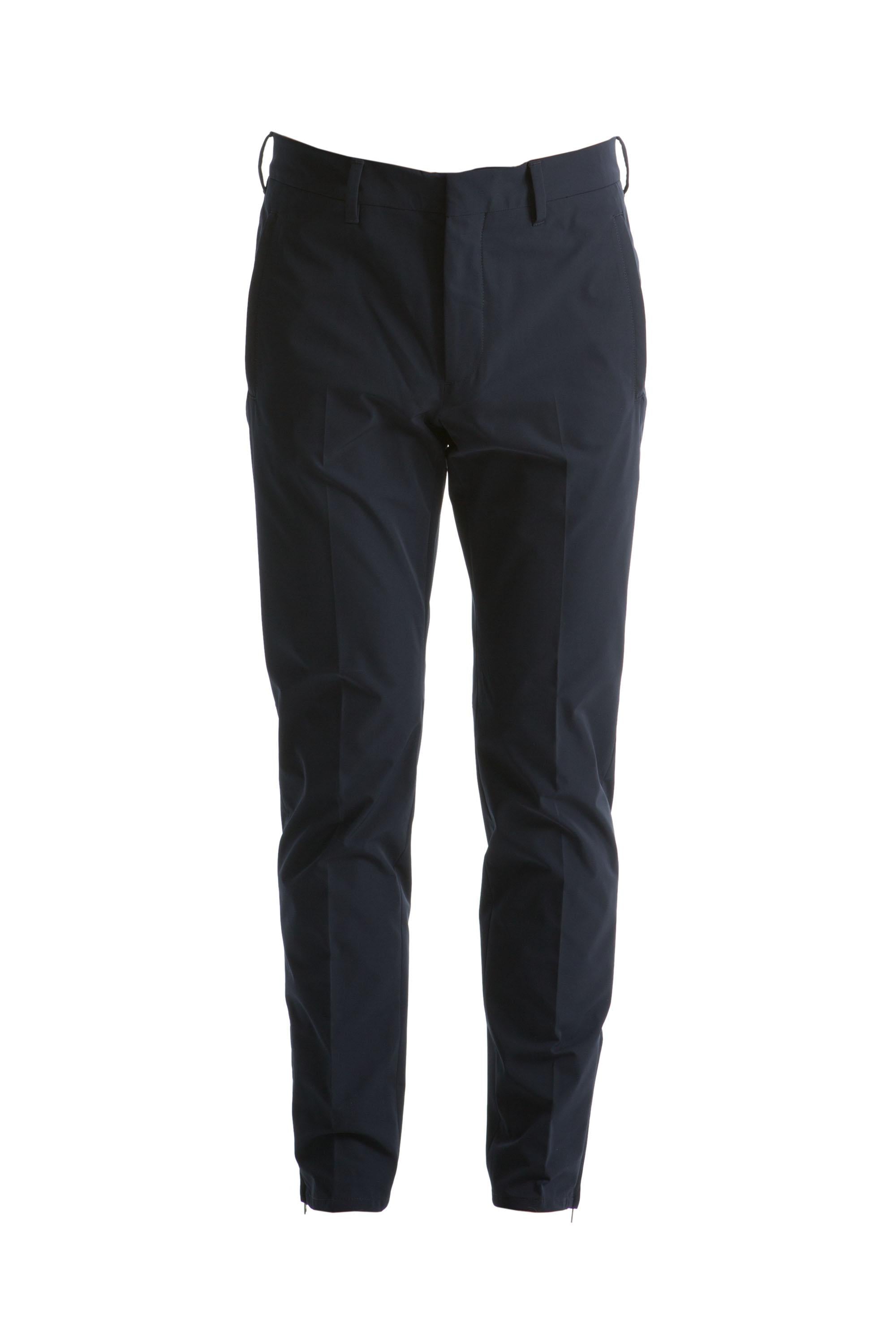 Pantaloni blu in tessuto tecnico<BR/> SPY51 S 1KJW F0124 PRADA 