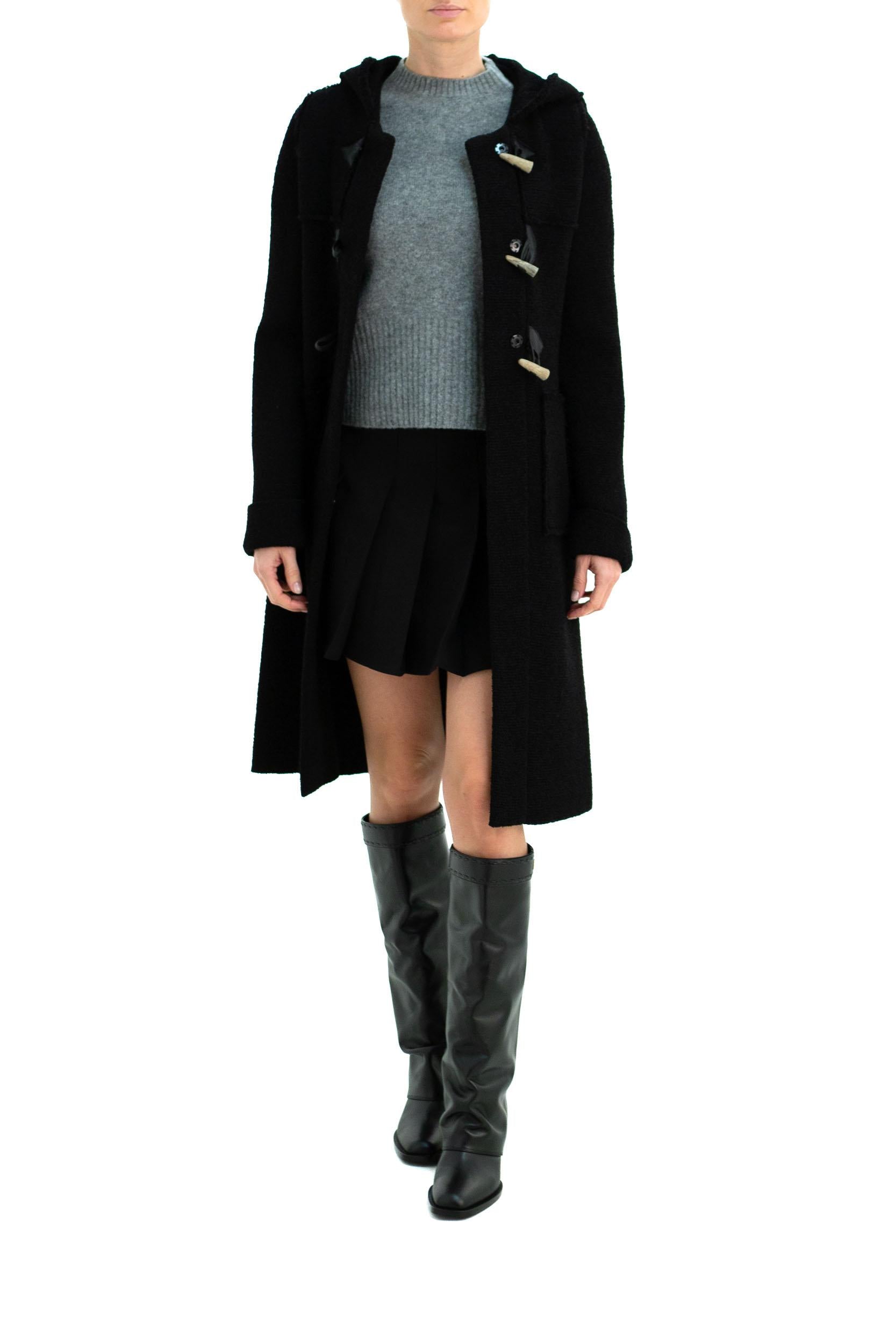 Cappotto Montgomery <BR/> 7711/00 NERO CHARLOTT 