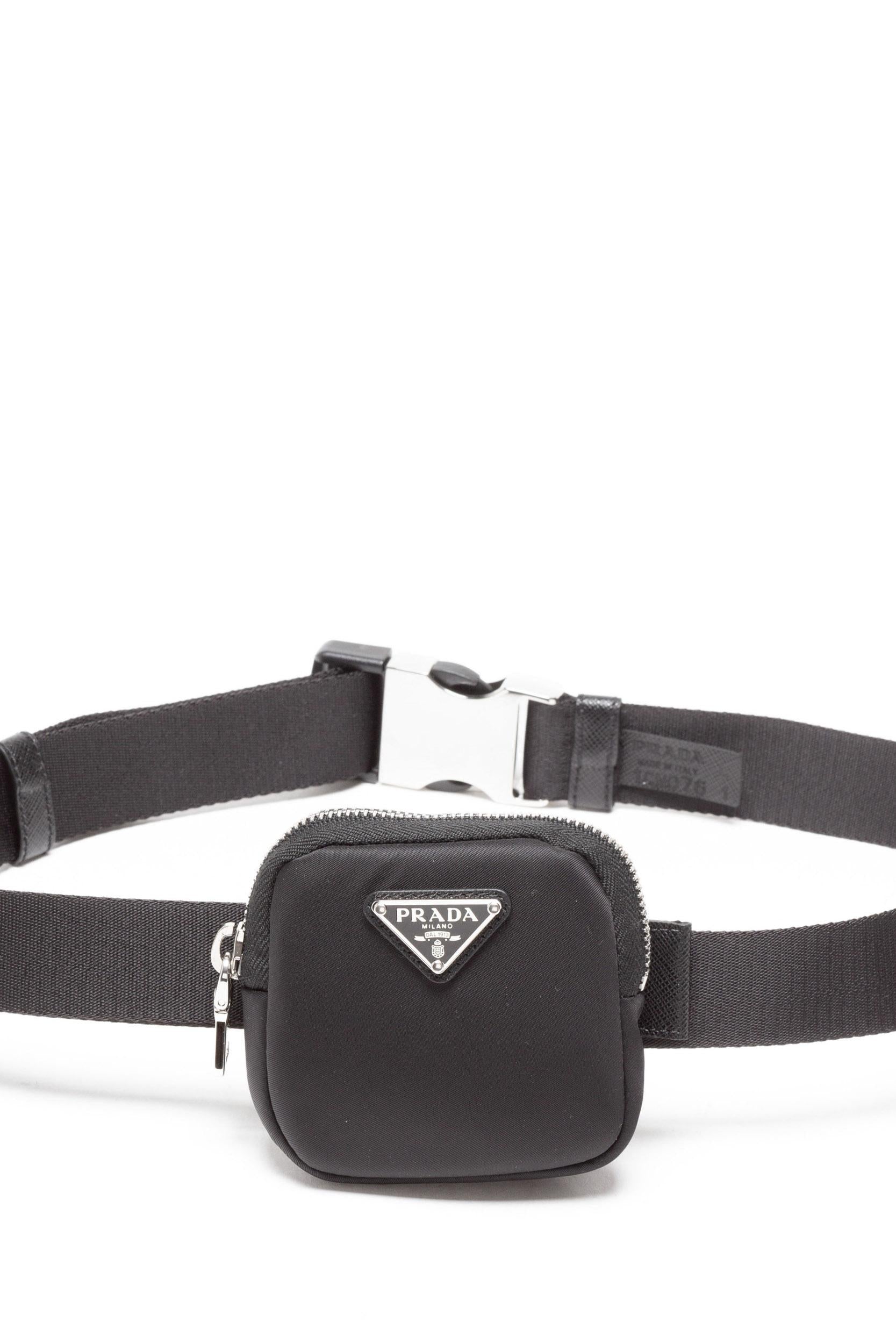 Cintura in Nastro Nylon<BR/> 1CN076 BV1 F0002 PRADA 