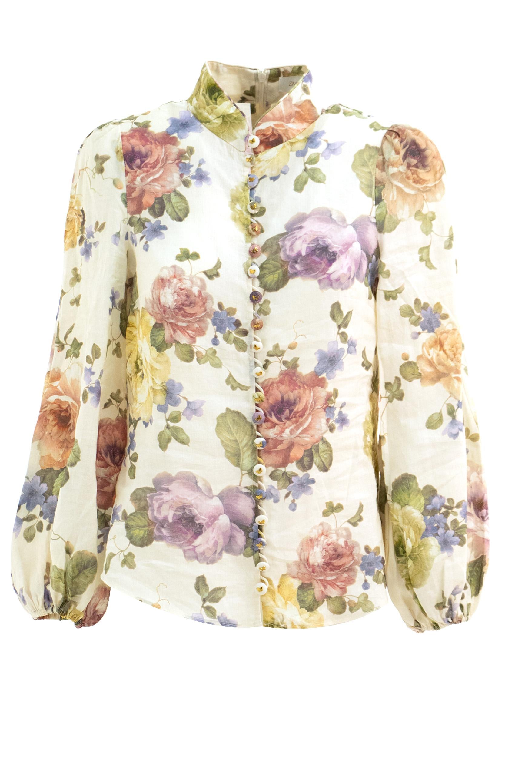 Blusa a Fiori<BR/> 1095TF231 MULTI FLORAL ZIMMERMANN 