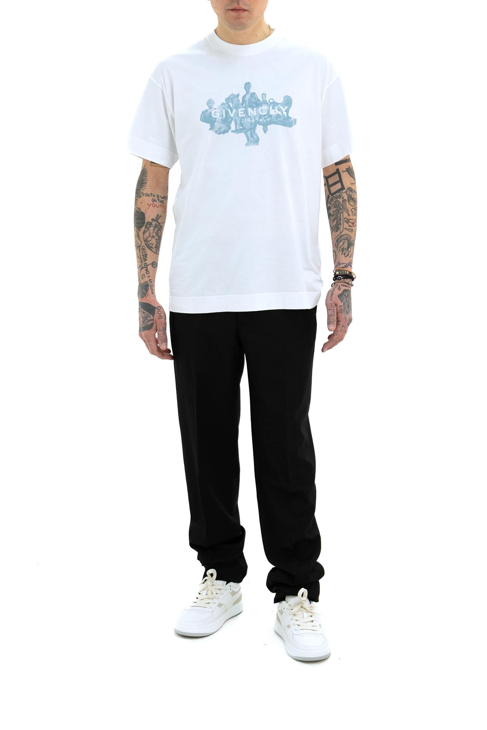 T-shirt<BR/> BM71MG3YPL 100 GIVENCHY 