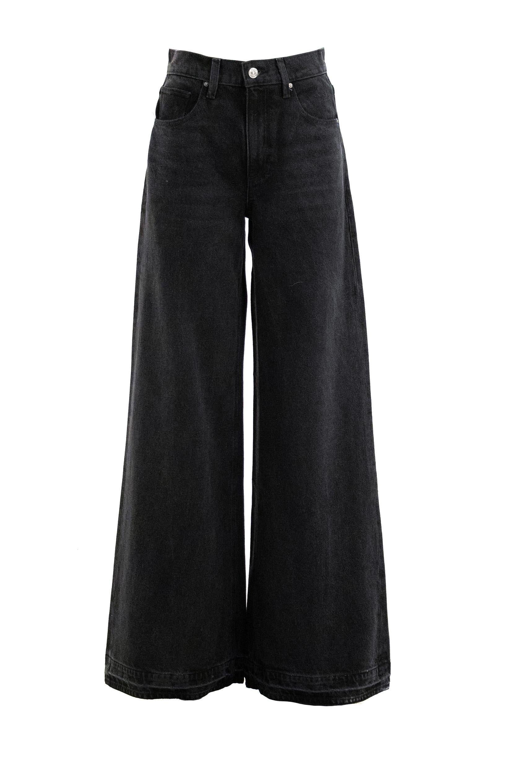 Jeans in denim di colore nero<BR/> 1H07G82-C819 WC819 PAIGE 