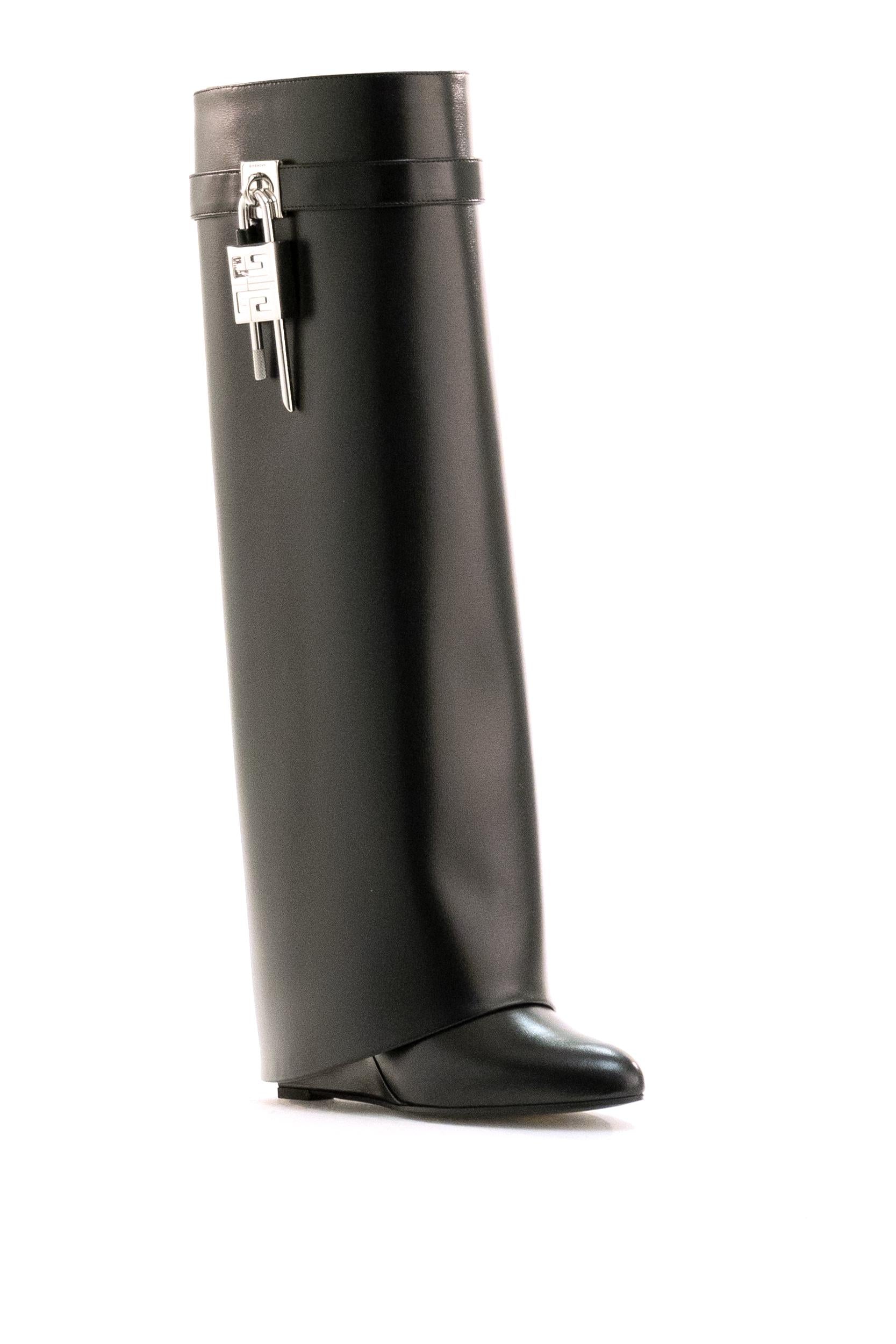 Stivali Shark Lock<BR/> BE702NE1NG 001 GIVENCHY 