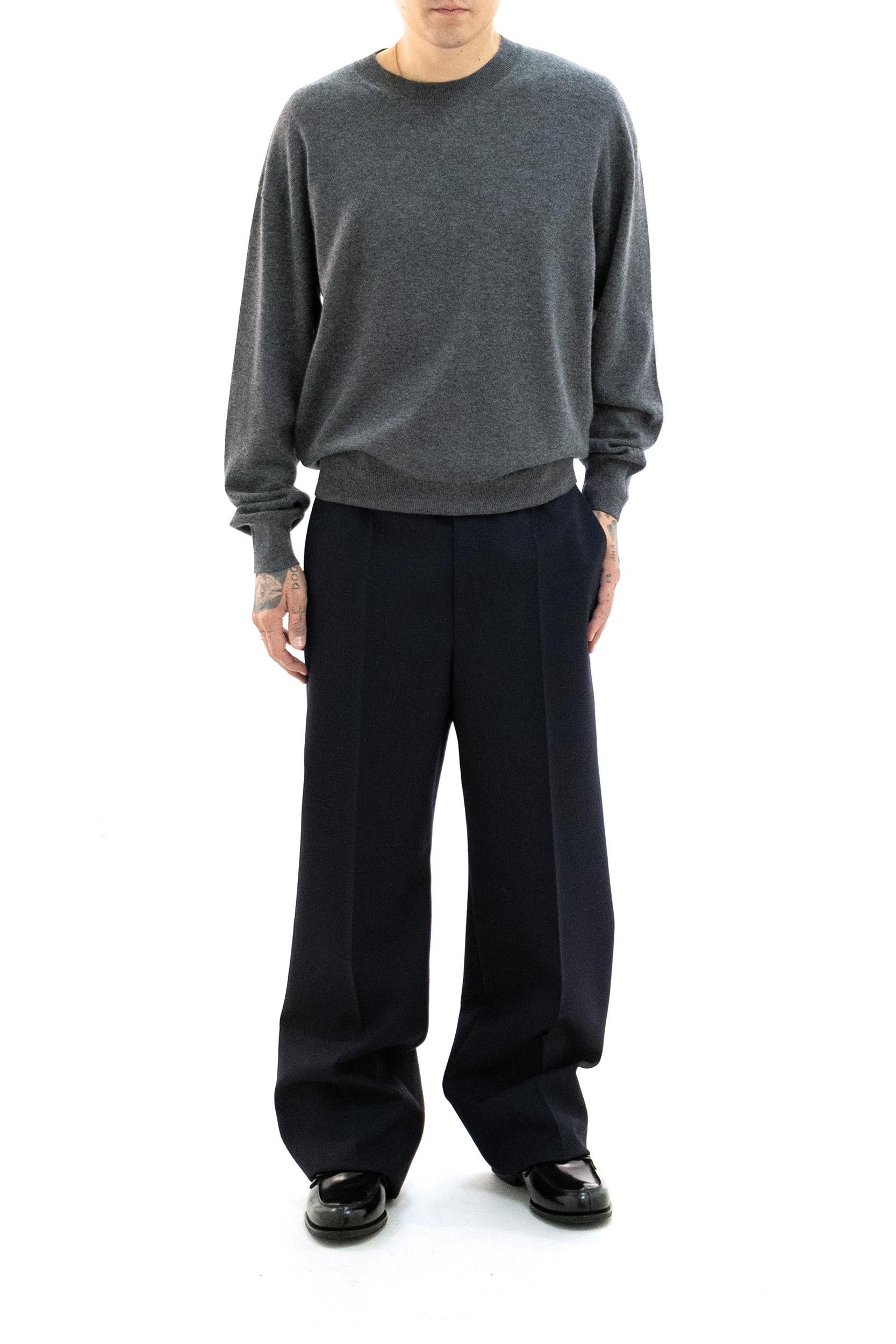 Pullover in cashmere color grigio <BR/><BR/> 844902 YALL2 1500 SAINT LAURENT 