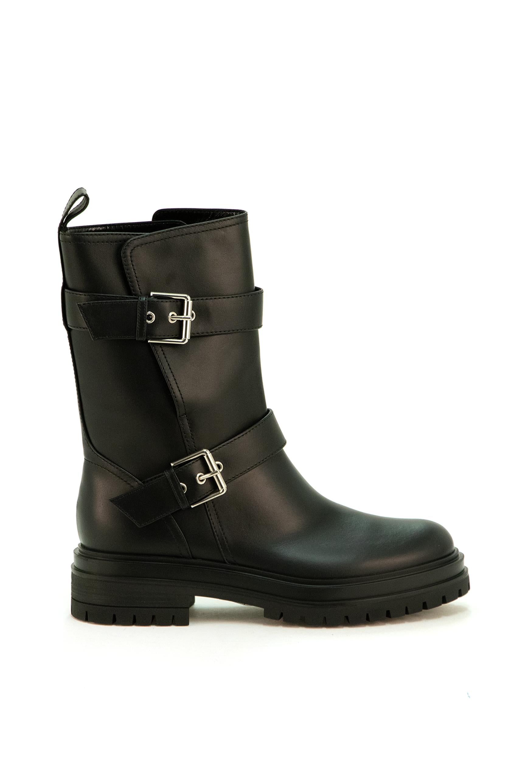 Stivali Biker <BR/> G73004.20GOM.CLNNERO BLACK GIANVITO ROSSI 