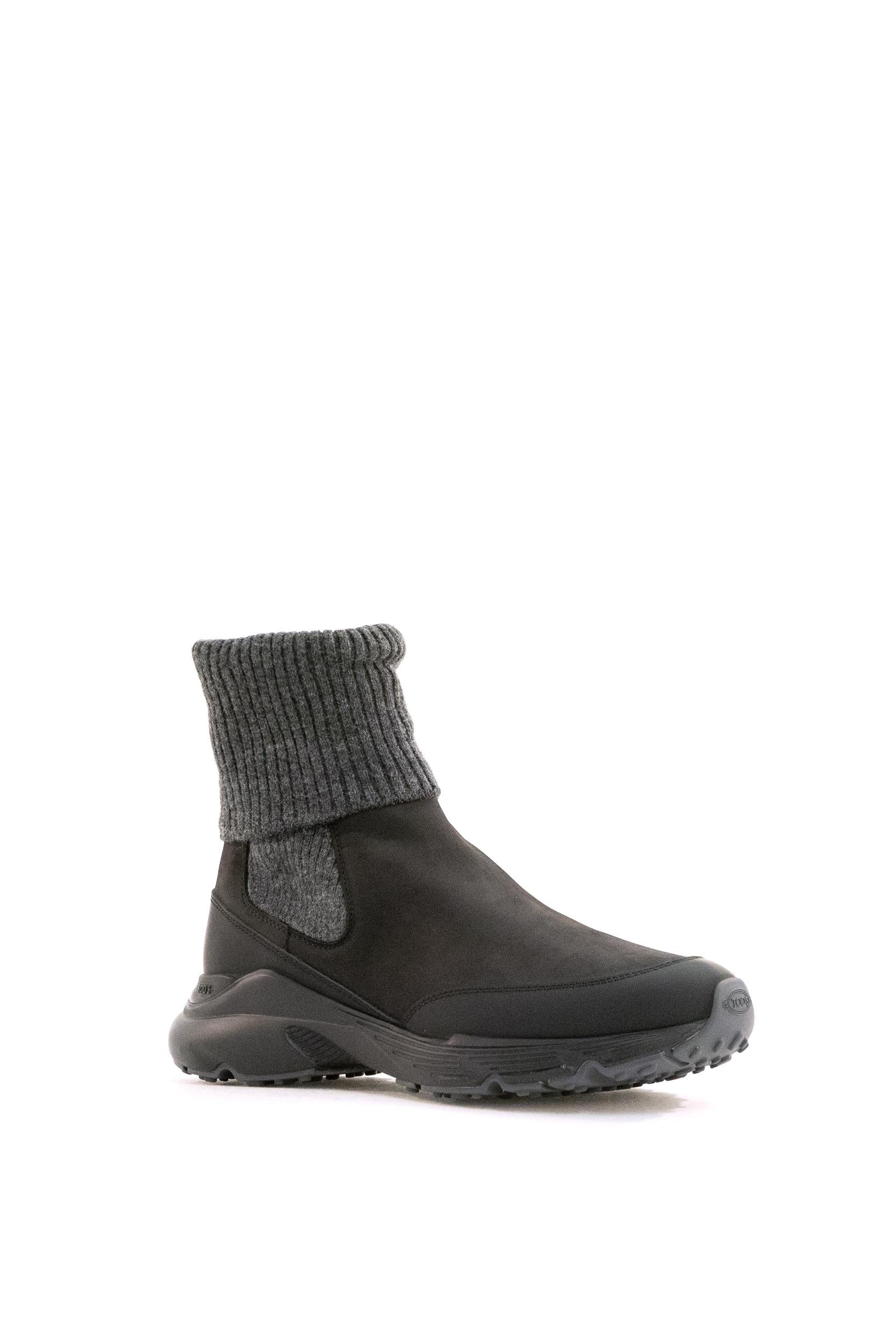 TOD'S Stivaletti Chelsea in nabuk di colore nero <BR/> XXW54C0JP30UMO YPT0 TOD'S 