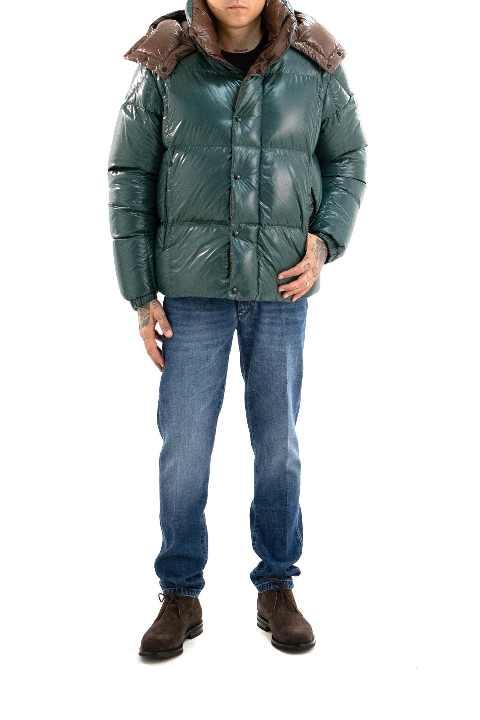 Moncler Piumino Corto Parana verde<BR/> 1A001-87 597Z8 866 MONCLER 
