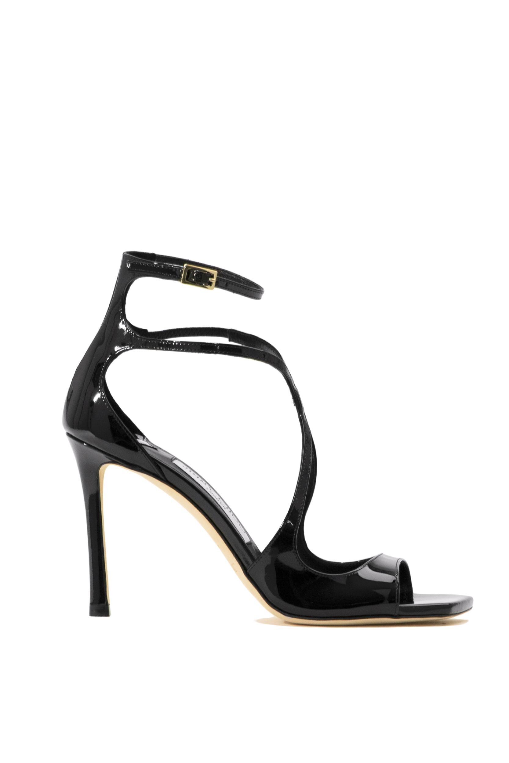 Sandali Azia AZIA 95 PAT BLACK JIMMY CHOO 