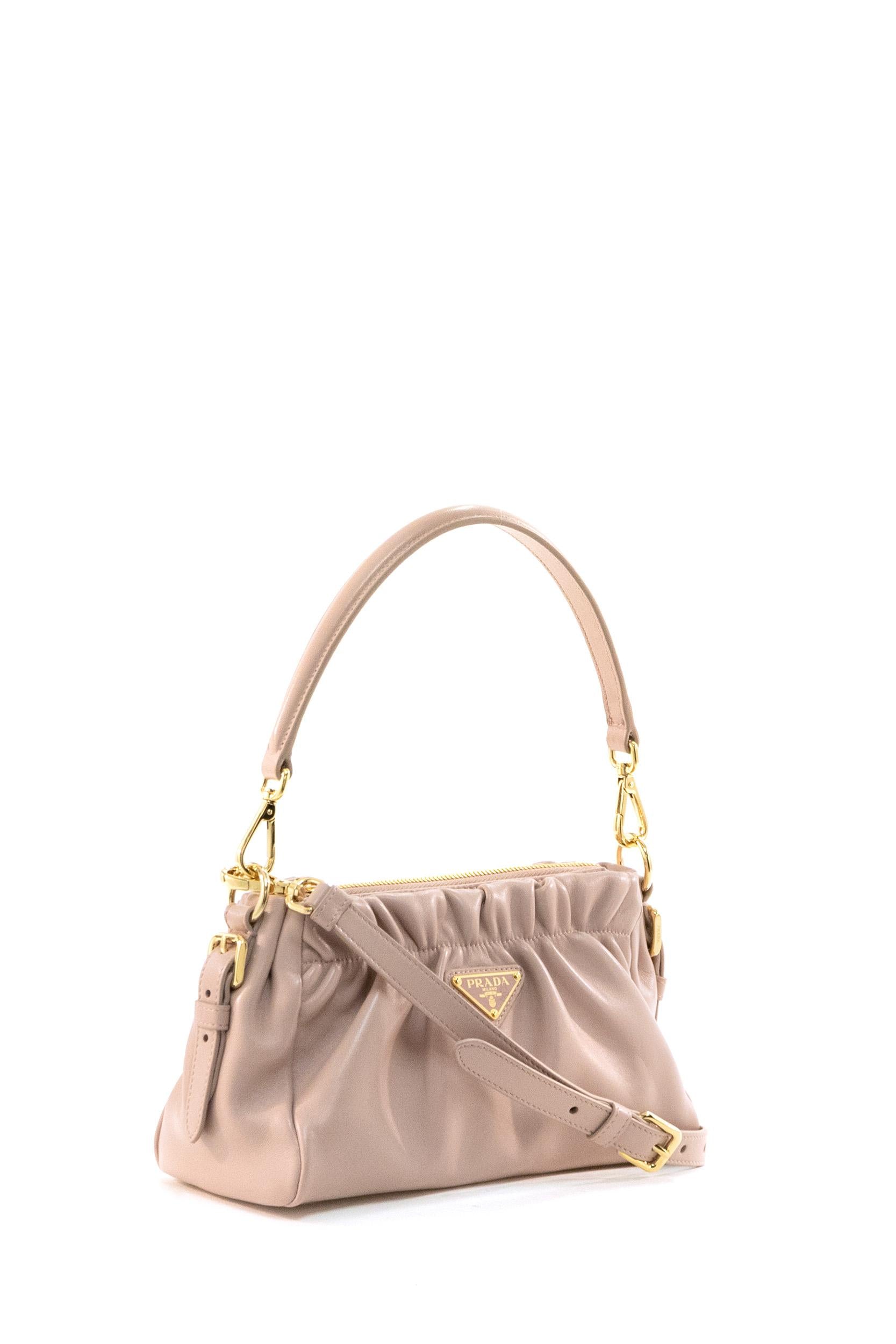 Borsa a Mano in Nappa<BR/> 1BC270 2DX8 F0D91 PRADA 
